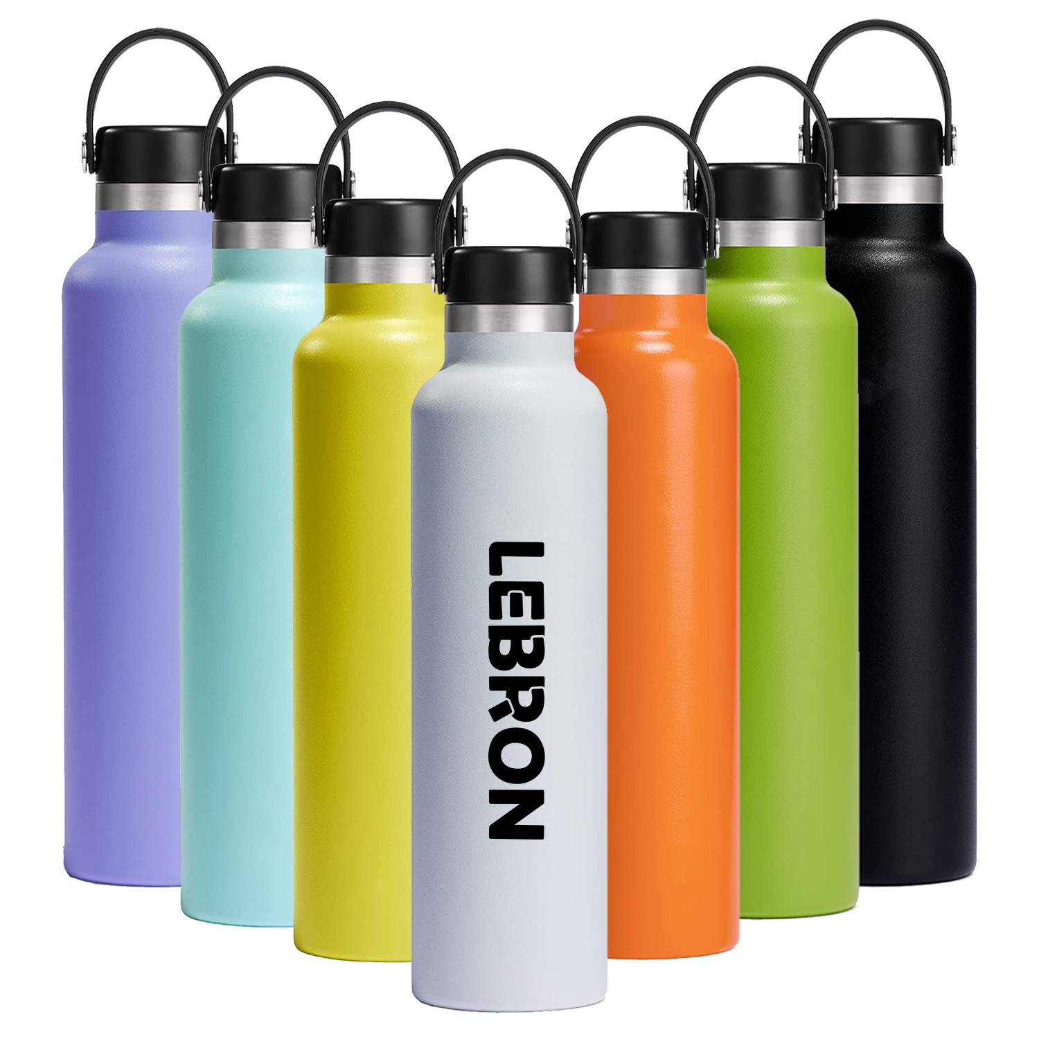 18 Oz Standard Mouth Stainless Steel Bottle with Flex Cap