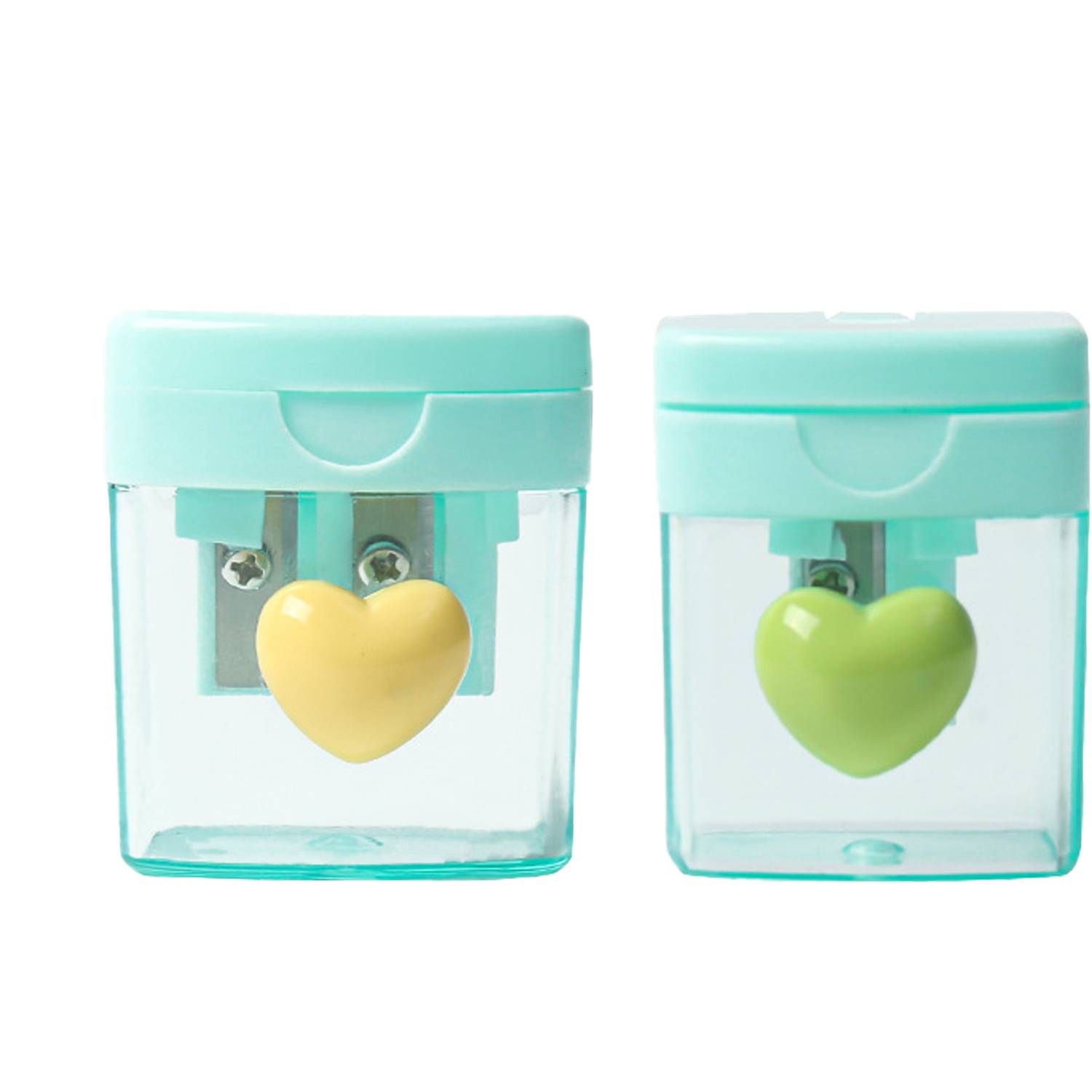 Cute Cartoon Pencil Sharpener with Lid for Kids – Manual - Image 5