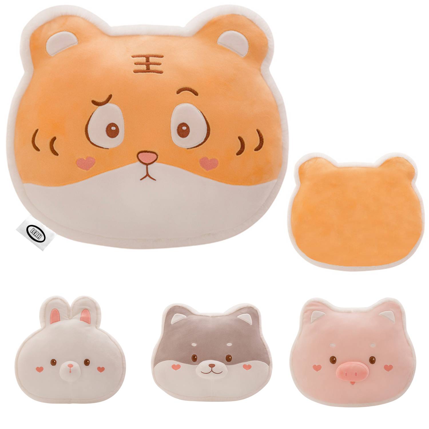 Cute Animal Plush Soft Throw Pillow