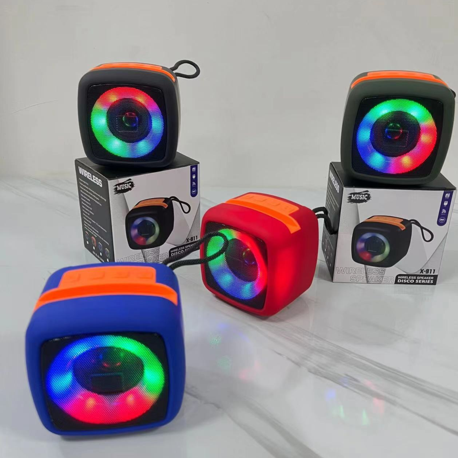 ABS Portable Wireless Speaker w/ RGB Light - Image 3