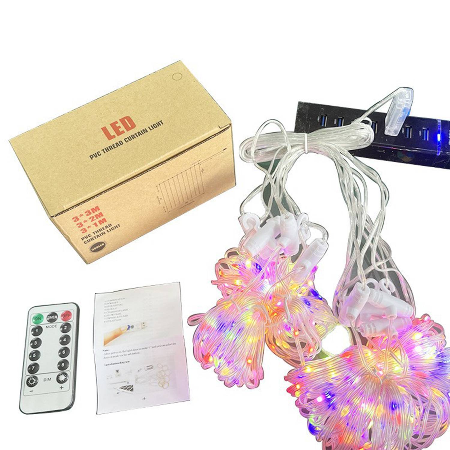 LED Curtain String Lights - Image 5