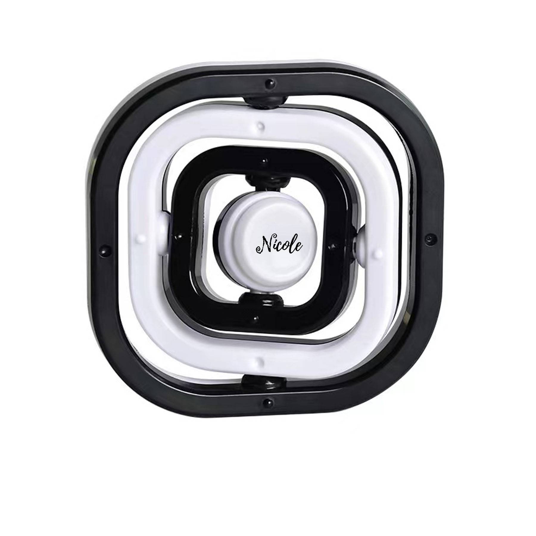 Plastic fingertip gyroscope decompression toy