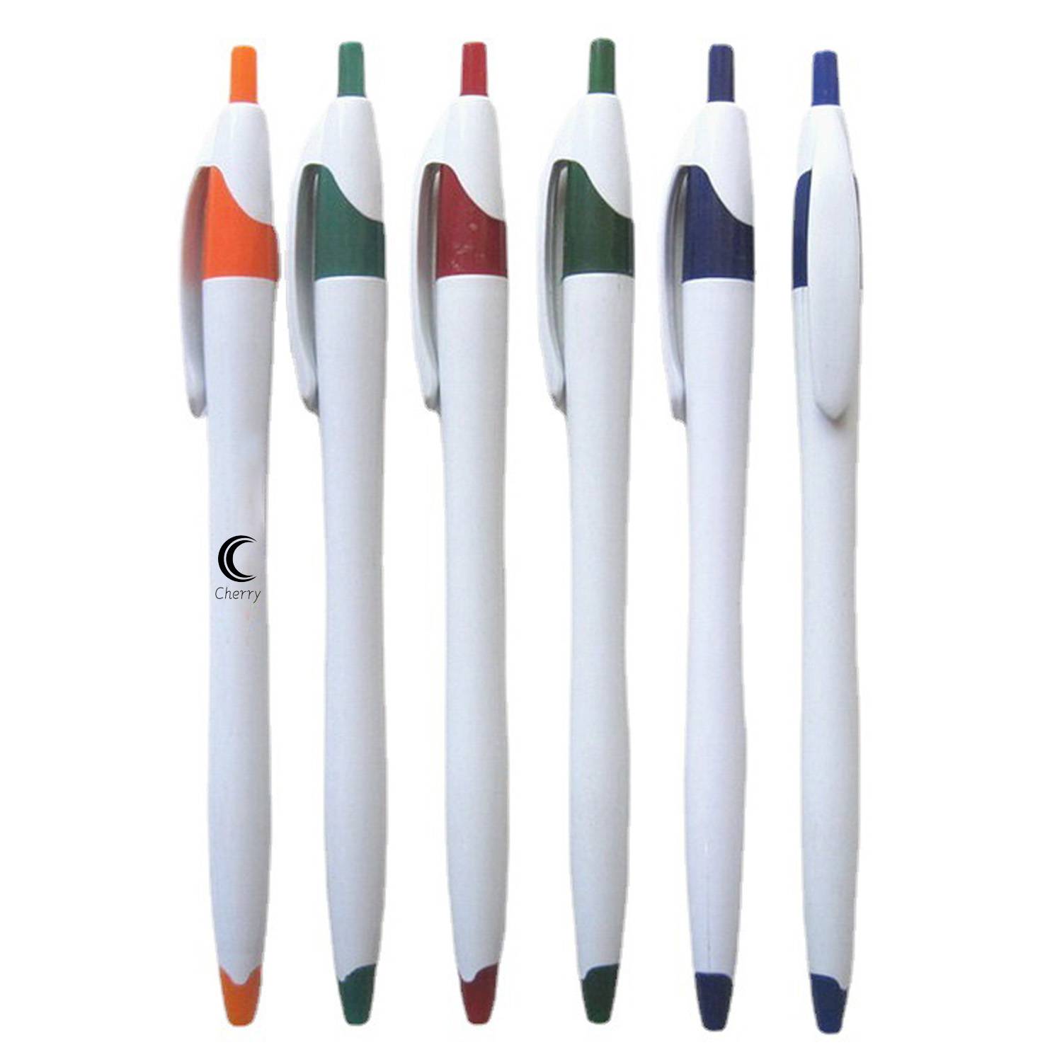 Slim Click Plastic Logo Pen