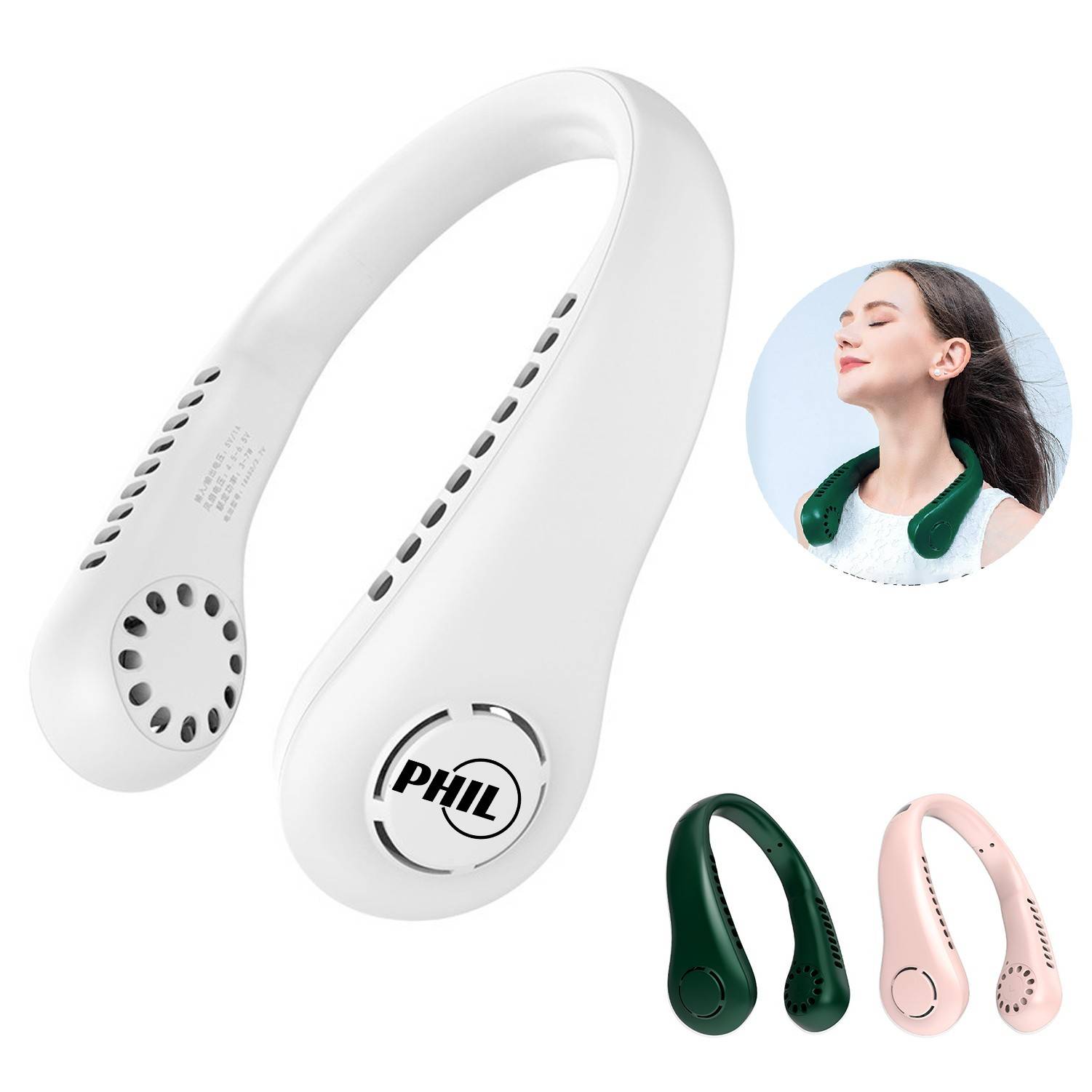 Portable Free Bladeless Neck Fan