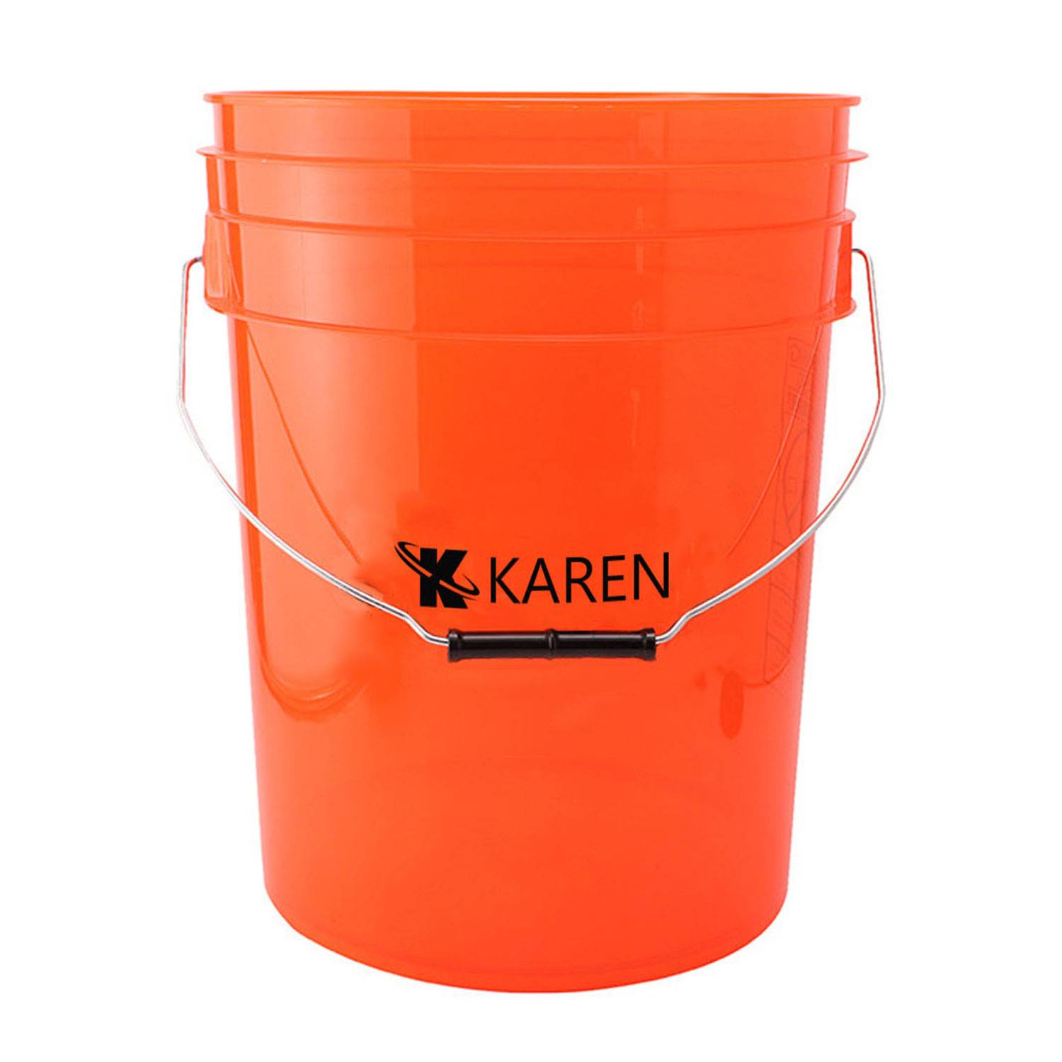 5 Gallon Thickened Transparent Plastic Car Wash Bucket