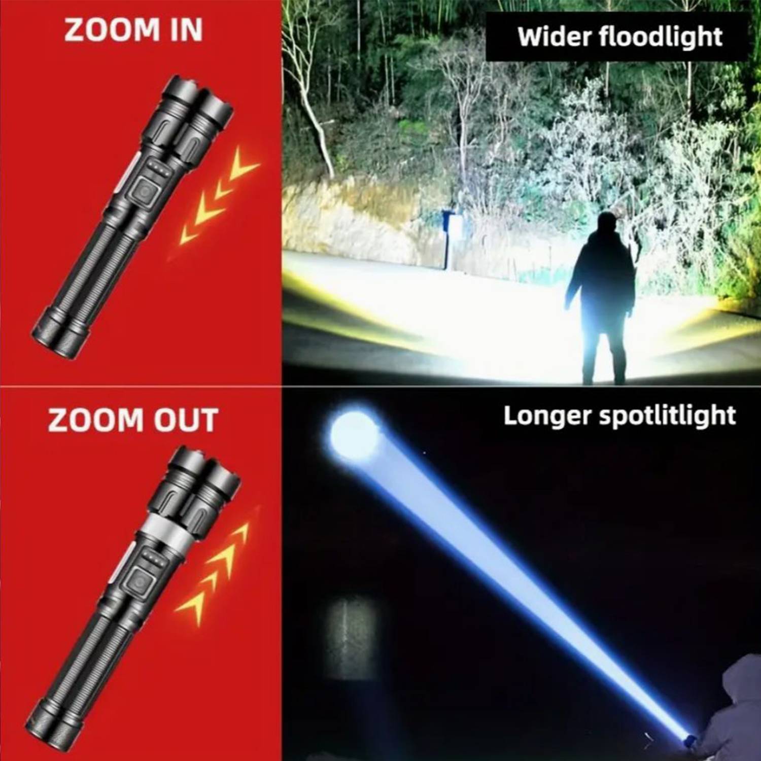 Outdoor Rechargeable LED Flashlight - Image 7