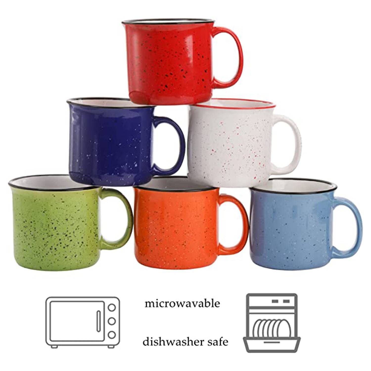 15Oz Campfire Camping Mugs