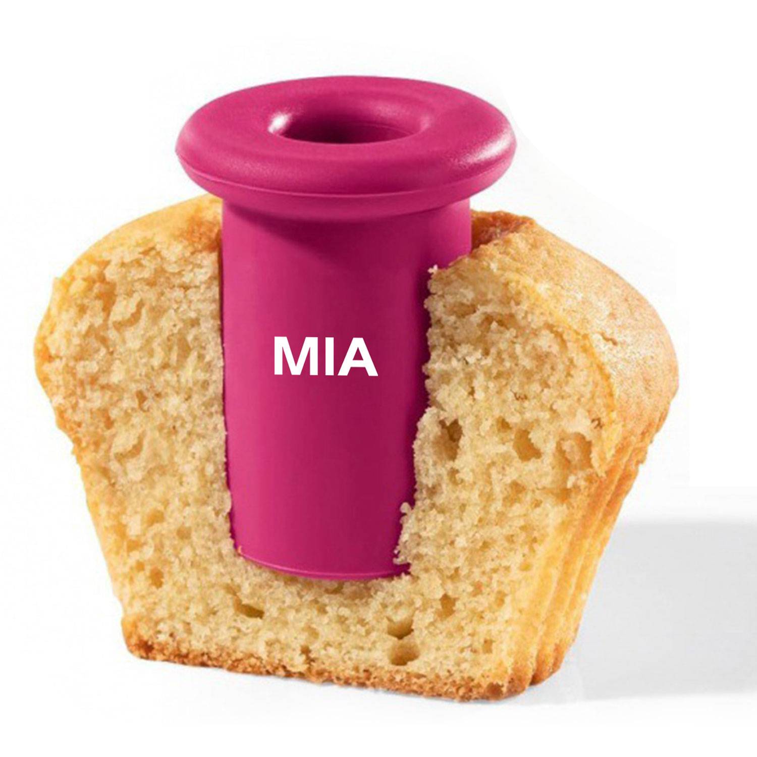 Silicone cake drilled opening plug