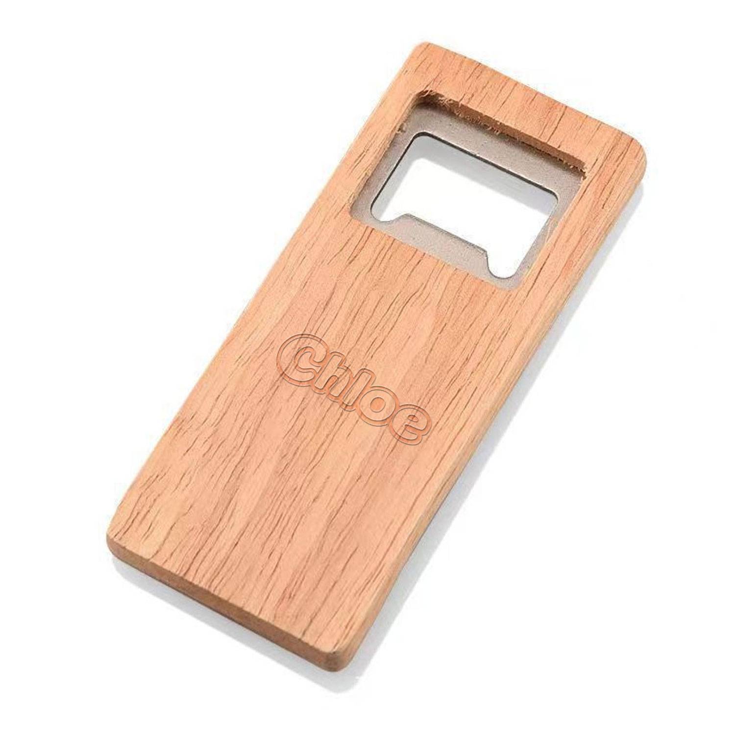 Portable Eco Friendly Wooden Bottle Opener