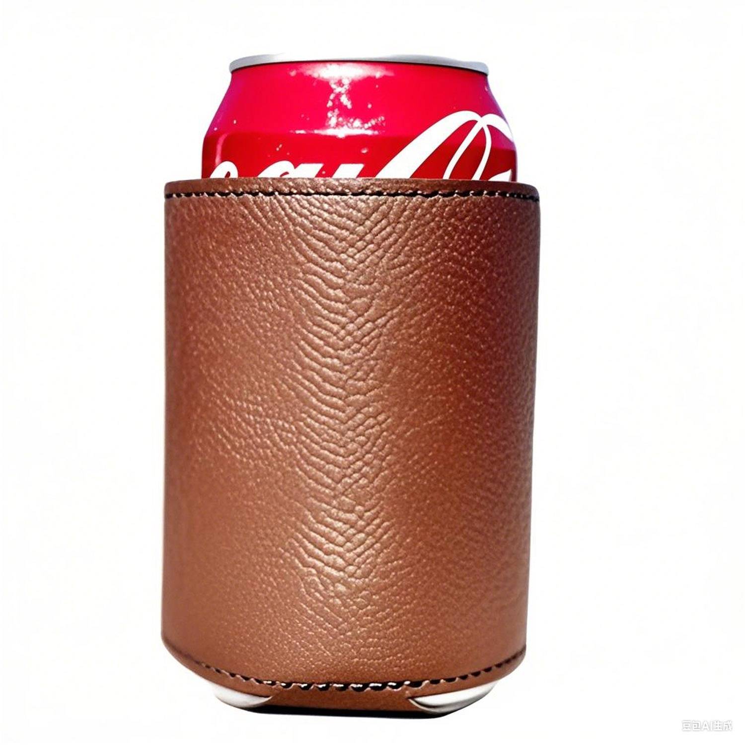 PU Leather Can Cooler Sleeve - Image 3