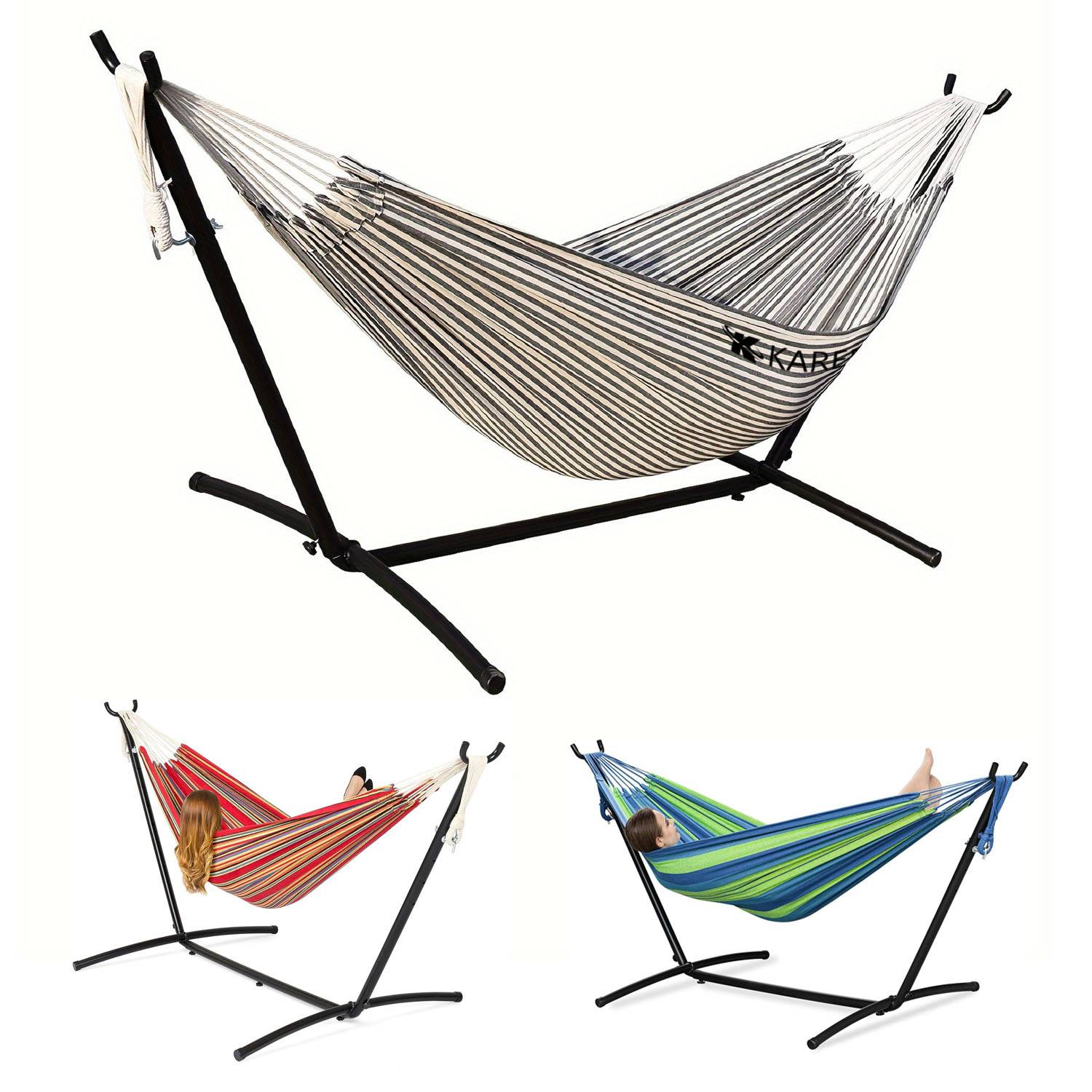 Portable Adjustable Heavy-Duty Large Patio Hammock
