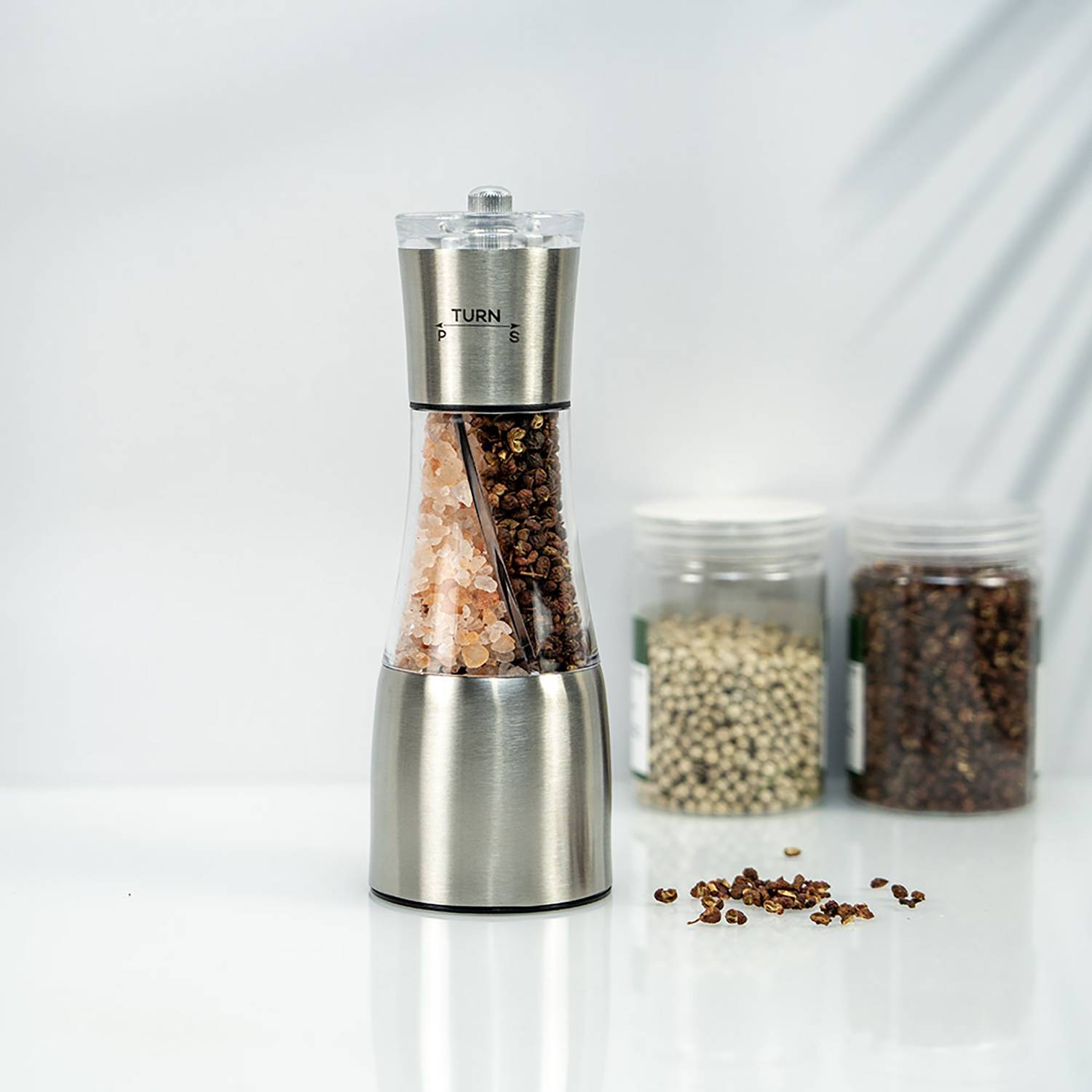 Manual Stainless Steel Pepper Grinder - Image 4