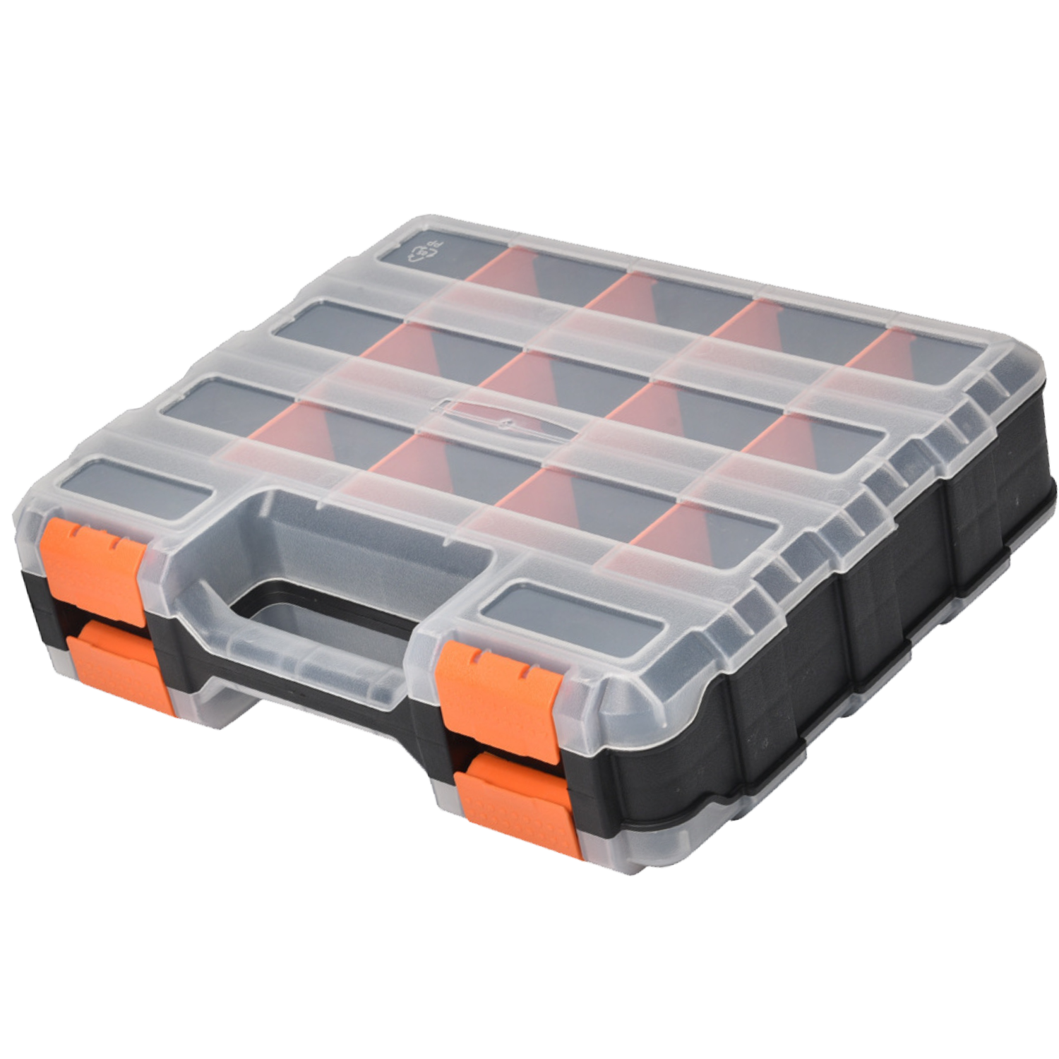 PP Plastic Double Sided 34 Grid Tool Organizer Box - Image 6