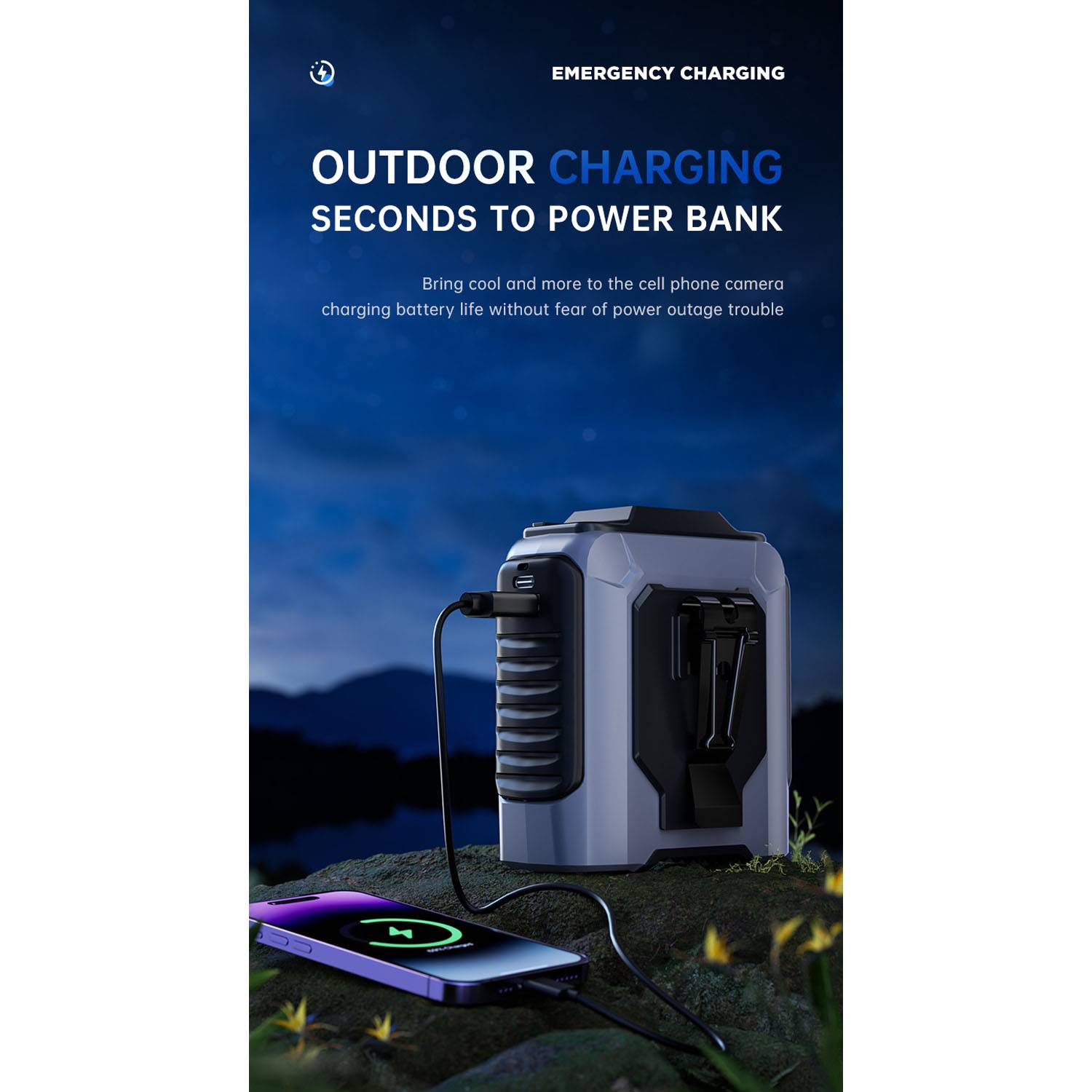 USB Rechargeable Mini Portable Waist Fan - Image 6