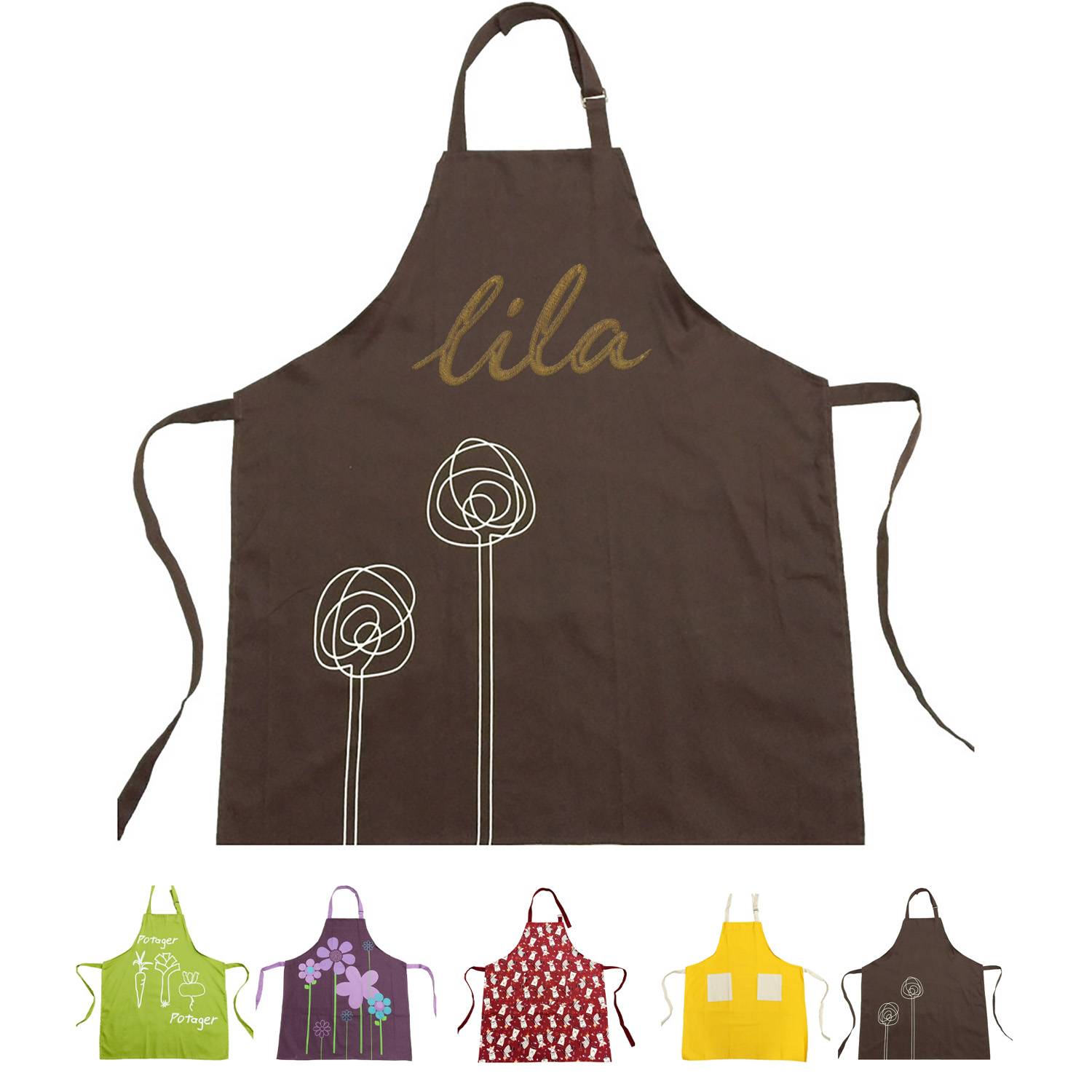 Home Kitchen Pure Cotton Apron