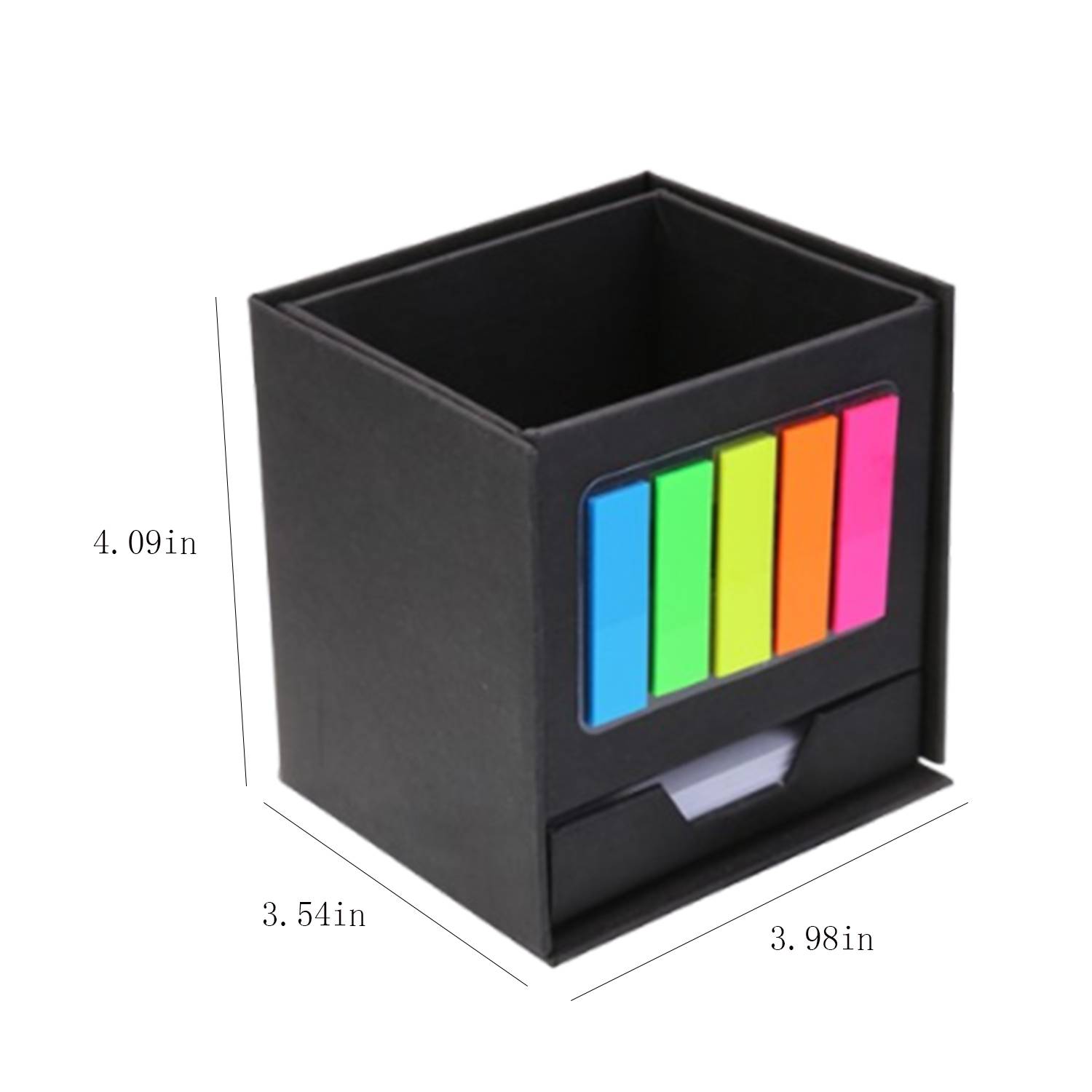 Multifunctional Folding Pen Holder Sticky Note Box - Image 4