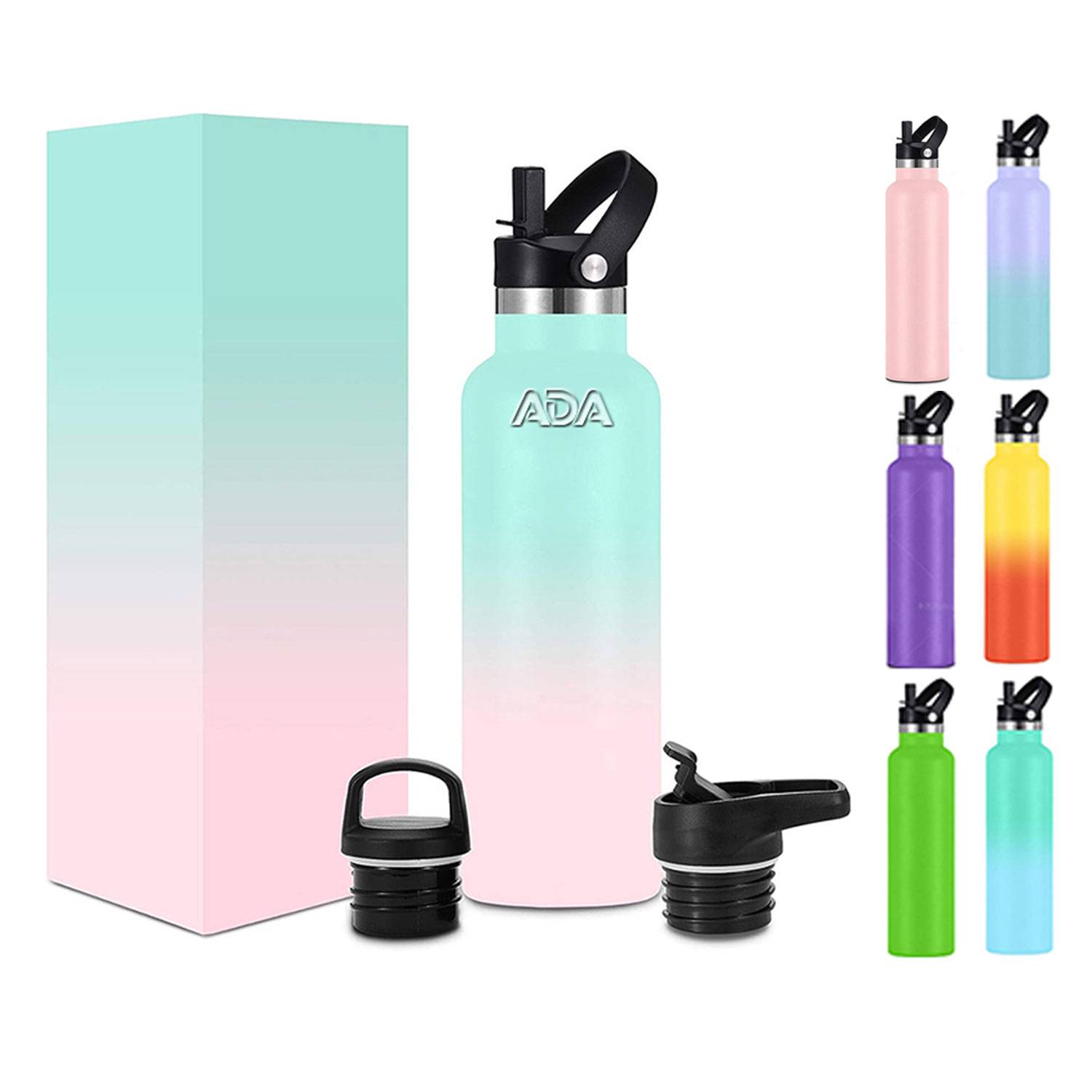 24oz Stainless Steel Insulated Water Bottle