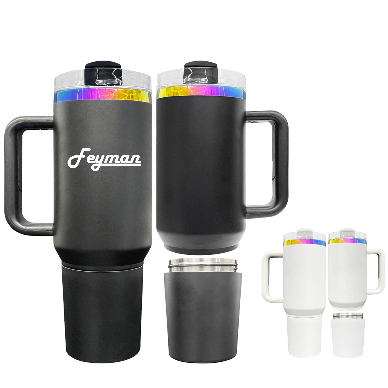 40oz Double-Layer Split 2-In-1 Insulated Bottle