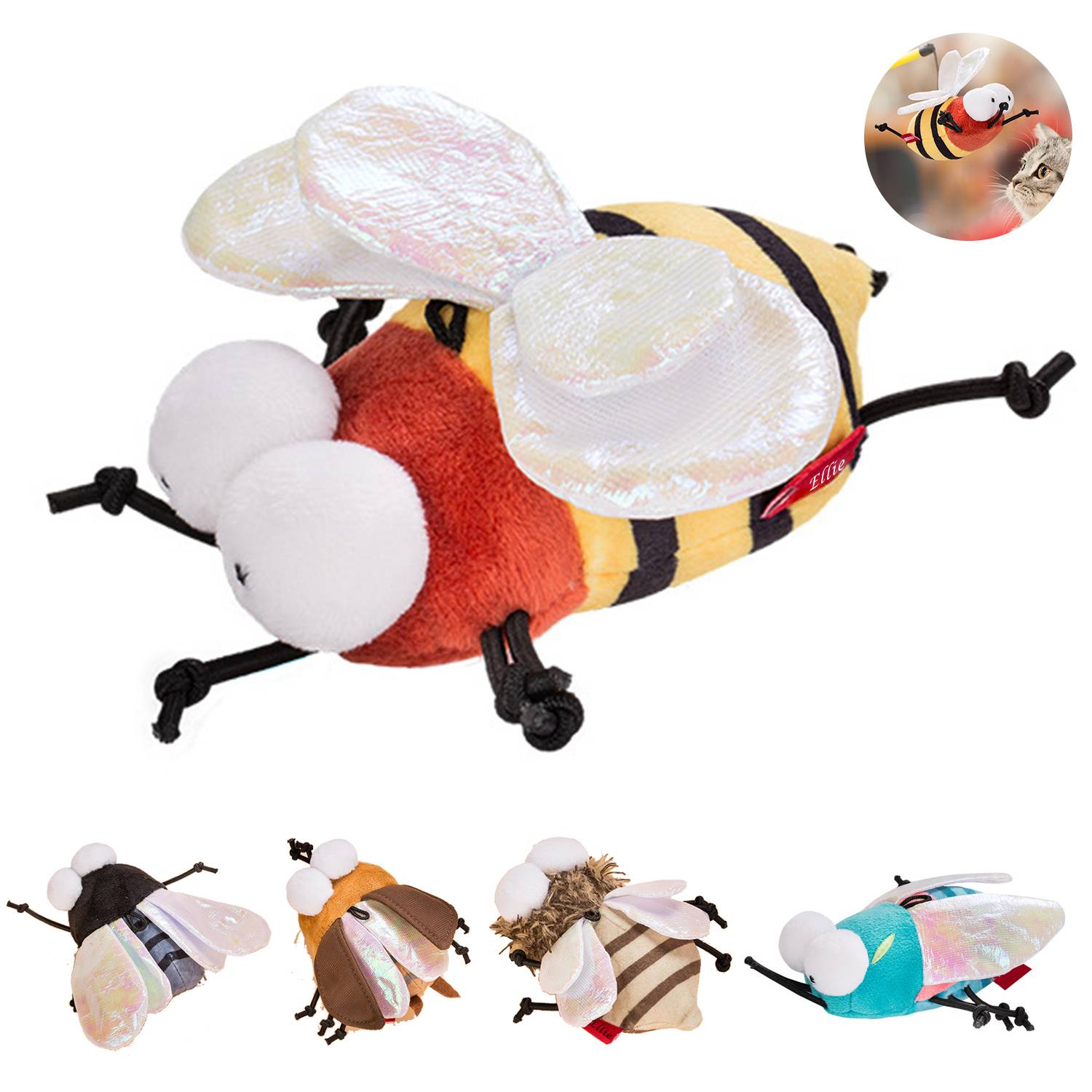Interactive Insects Realistic Sounds Teaser Toy