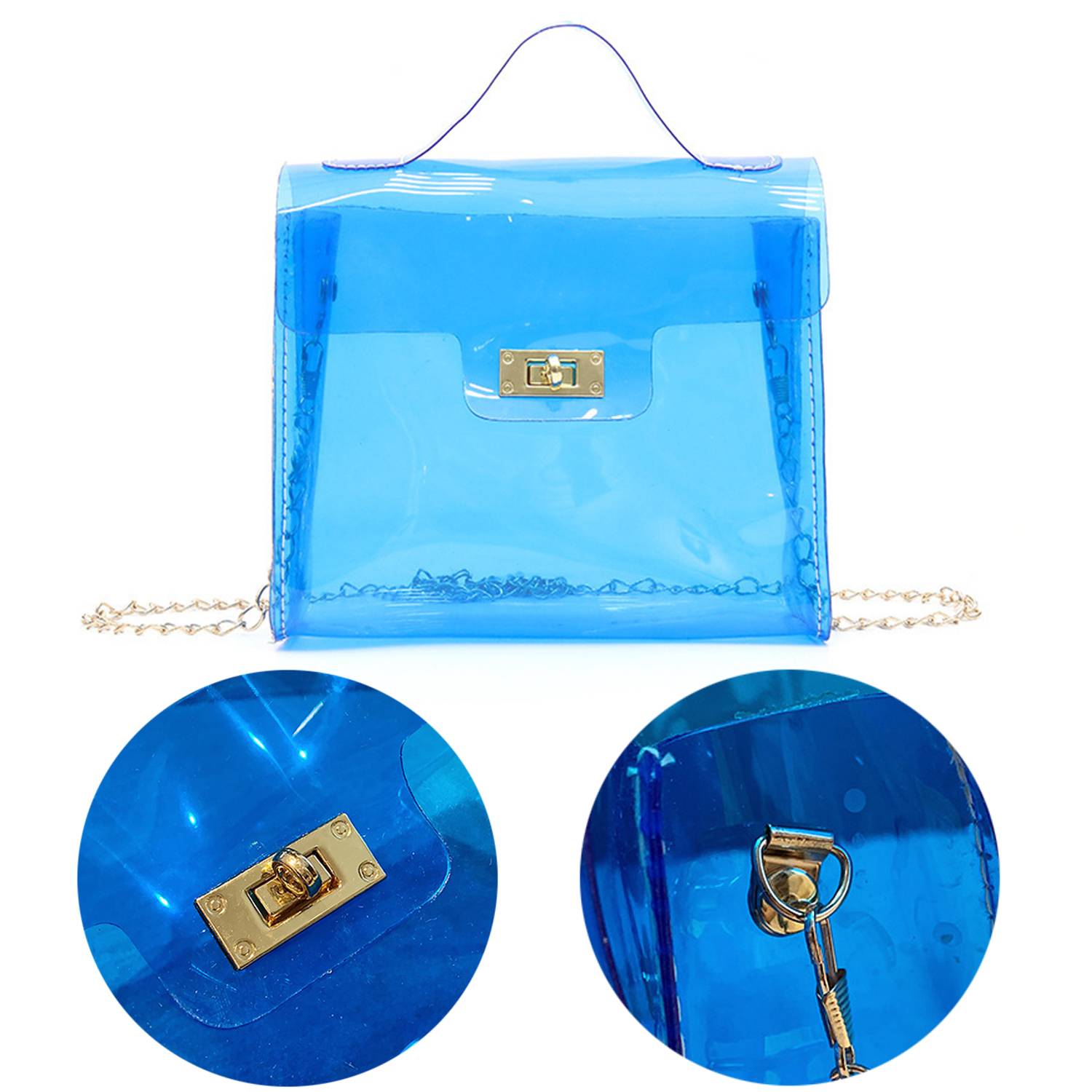 Clear Purse For Women Clear Crossbody Bag - Image 3