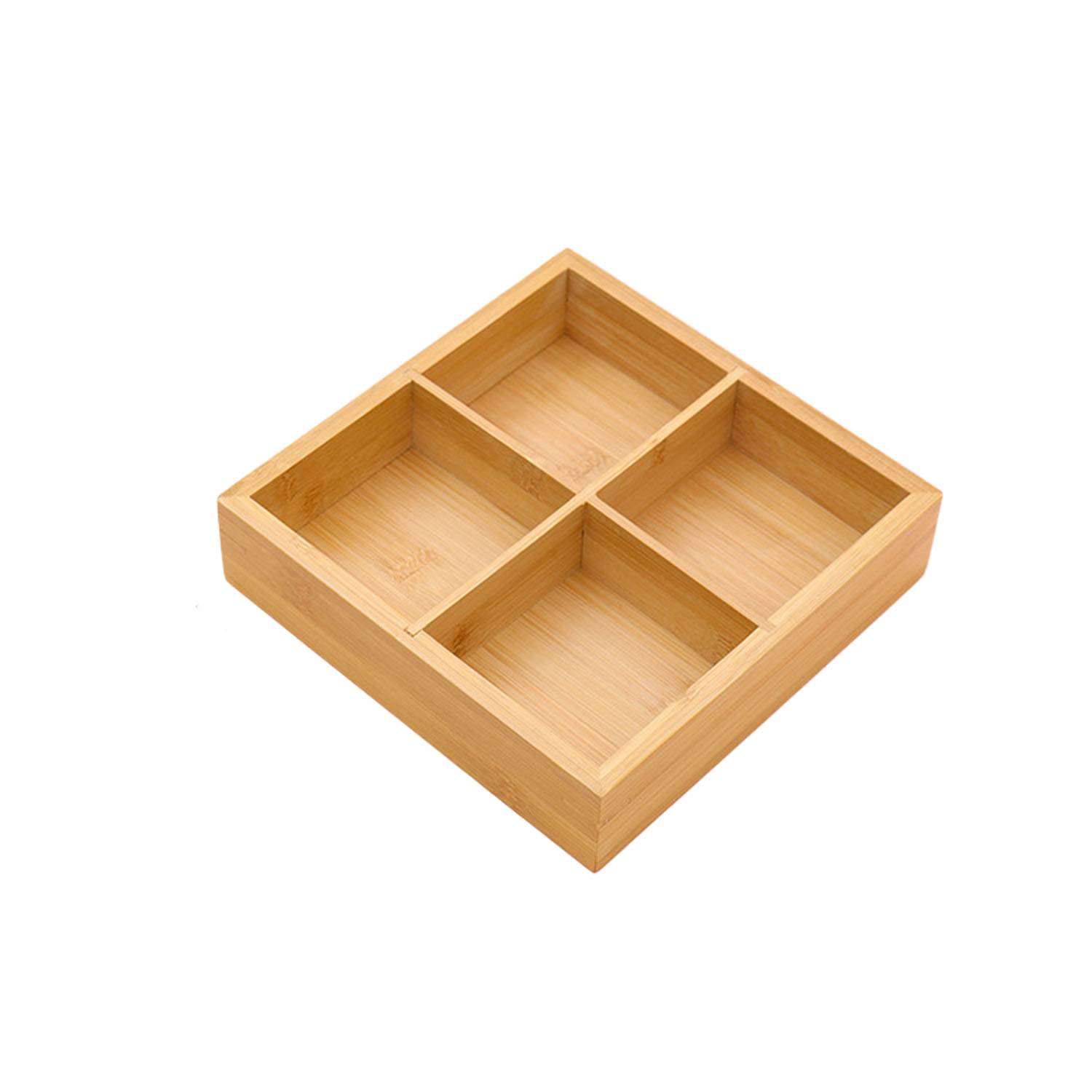 Multi-Compartment Non-Toxic Safe Wooden Food Tray - Image 4