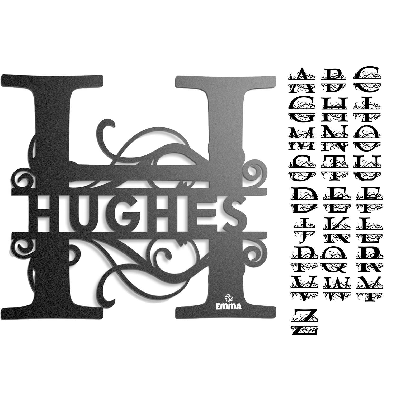 12inch Custom Metal Name Sign