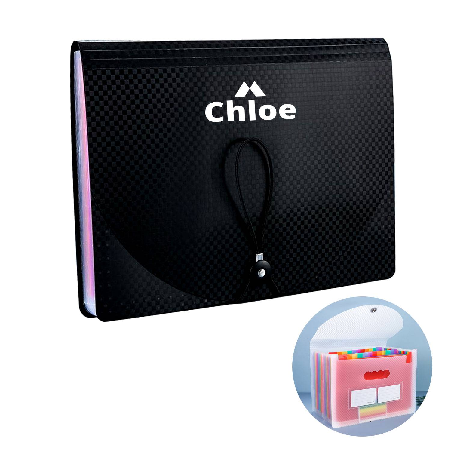 Handheld Small Accordion File Folder