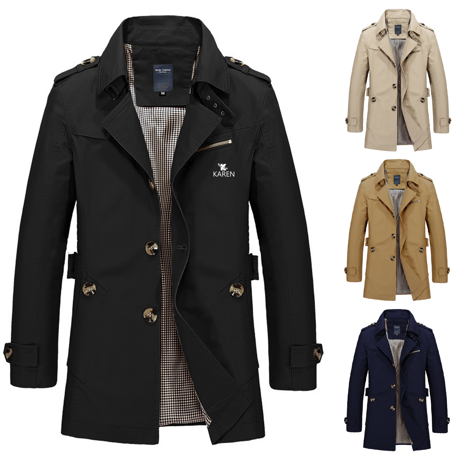 Winter Men Long Coat