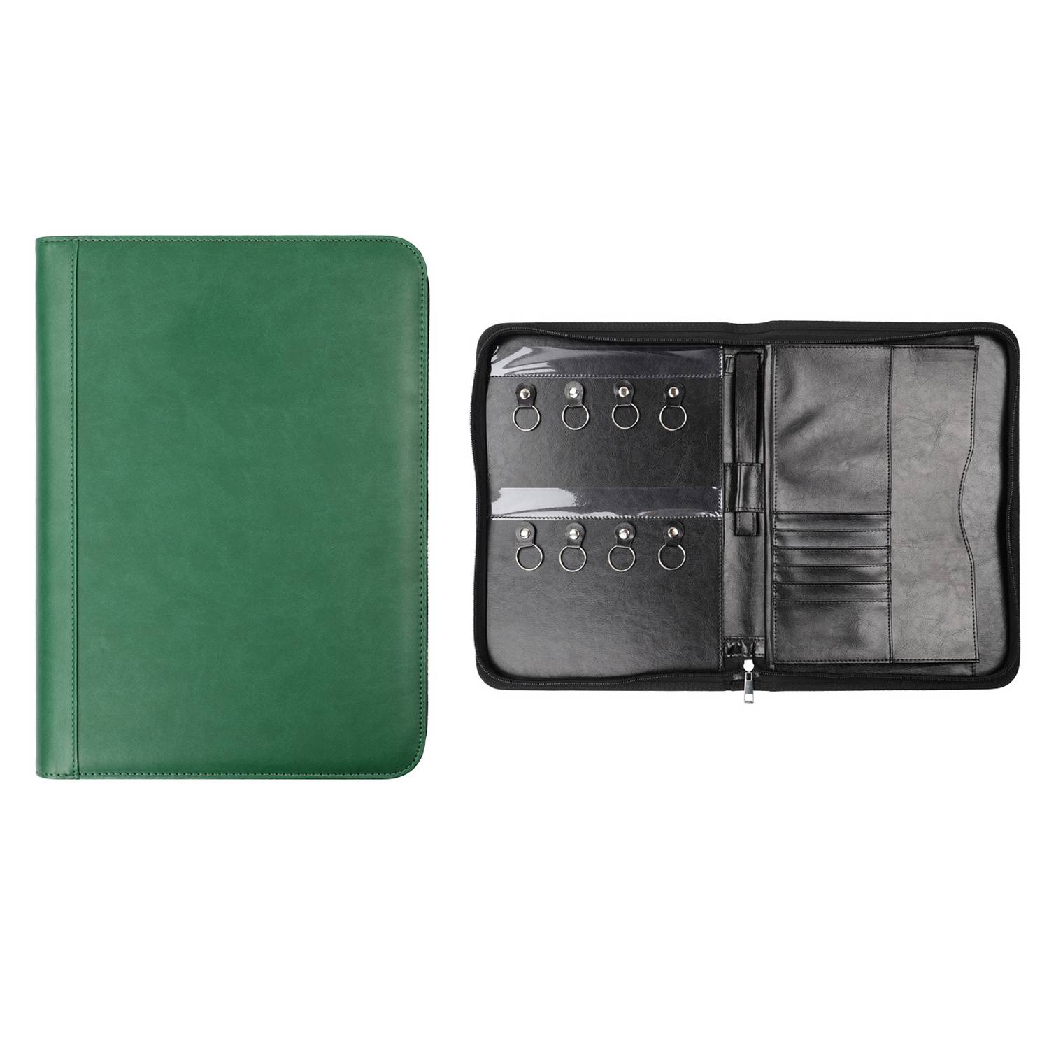 Portable Business PU Leather Key Binder Organizer - Image 3
