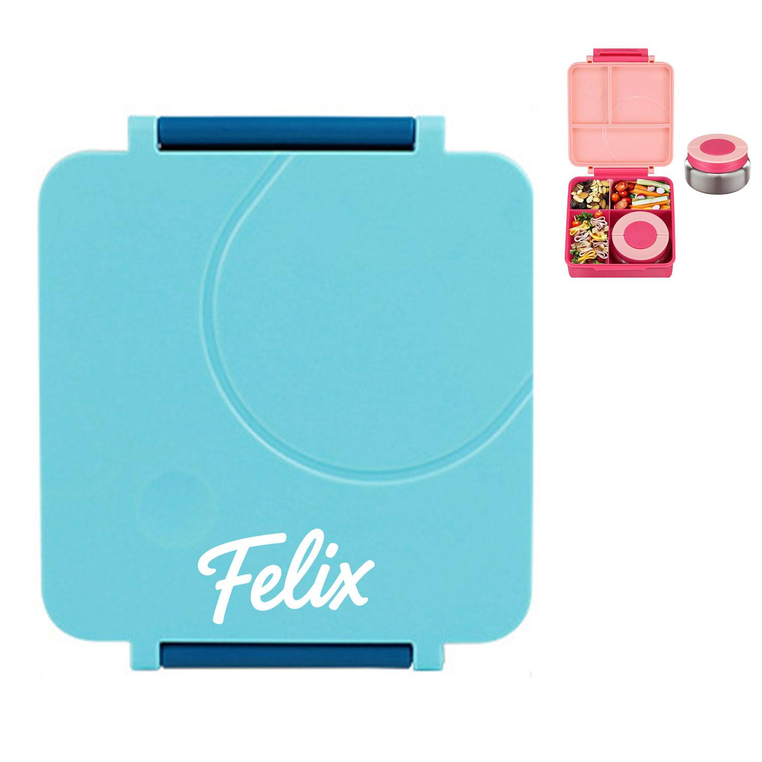 Food Grade PP Bento Lunch Box w/ Stainless Steel Bowl