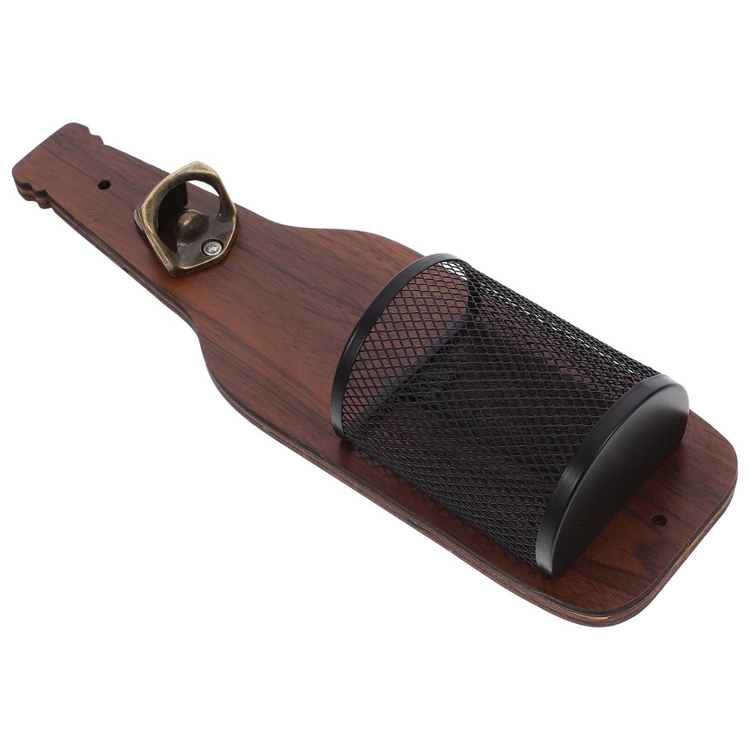 Wooden Bottle Opener Wall Mounted W/ Cap Catcher - Image 7