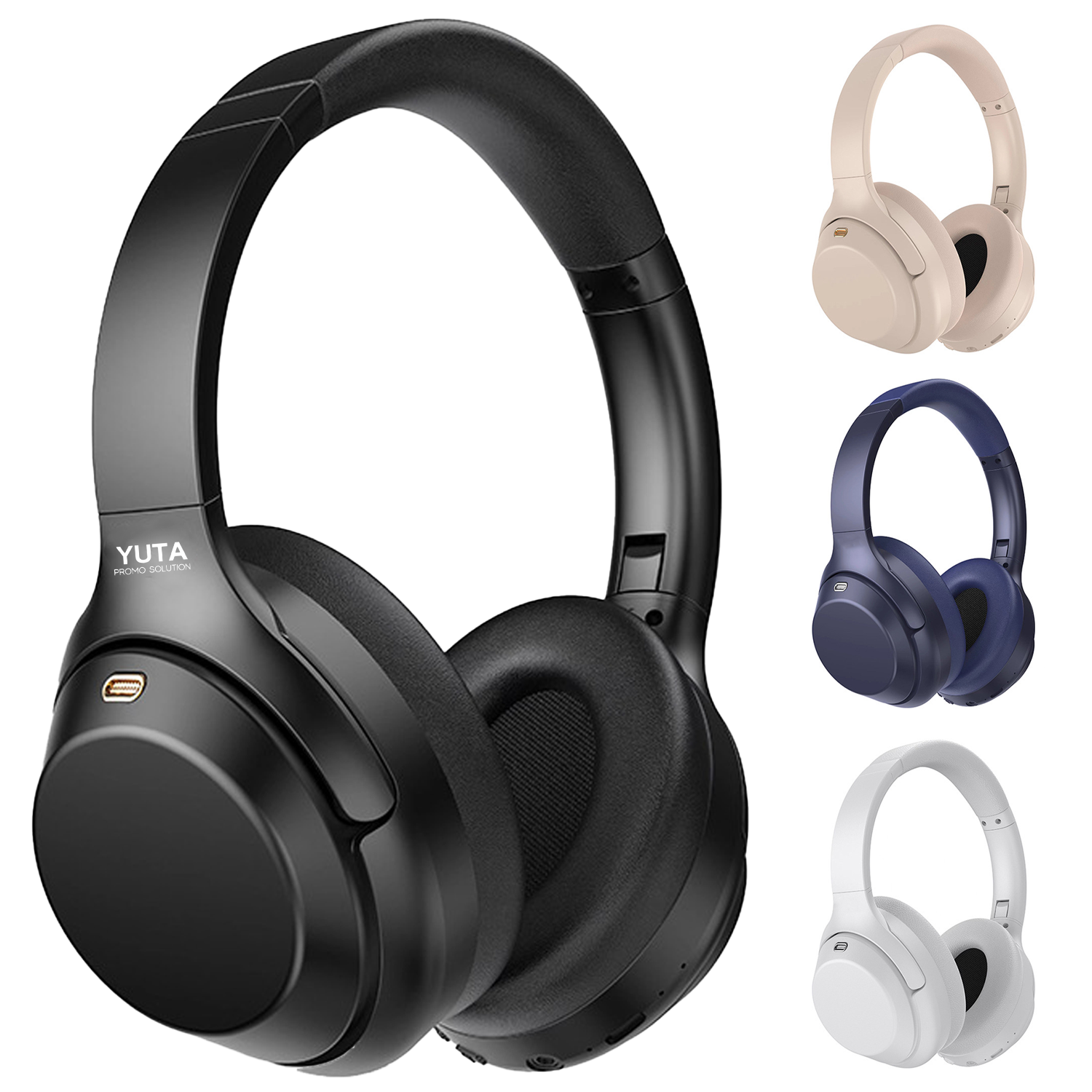 ABS Wireless Bluetooth Noise-Canceling Overhead Headphones