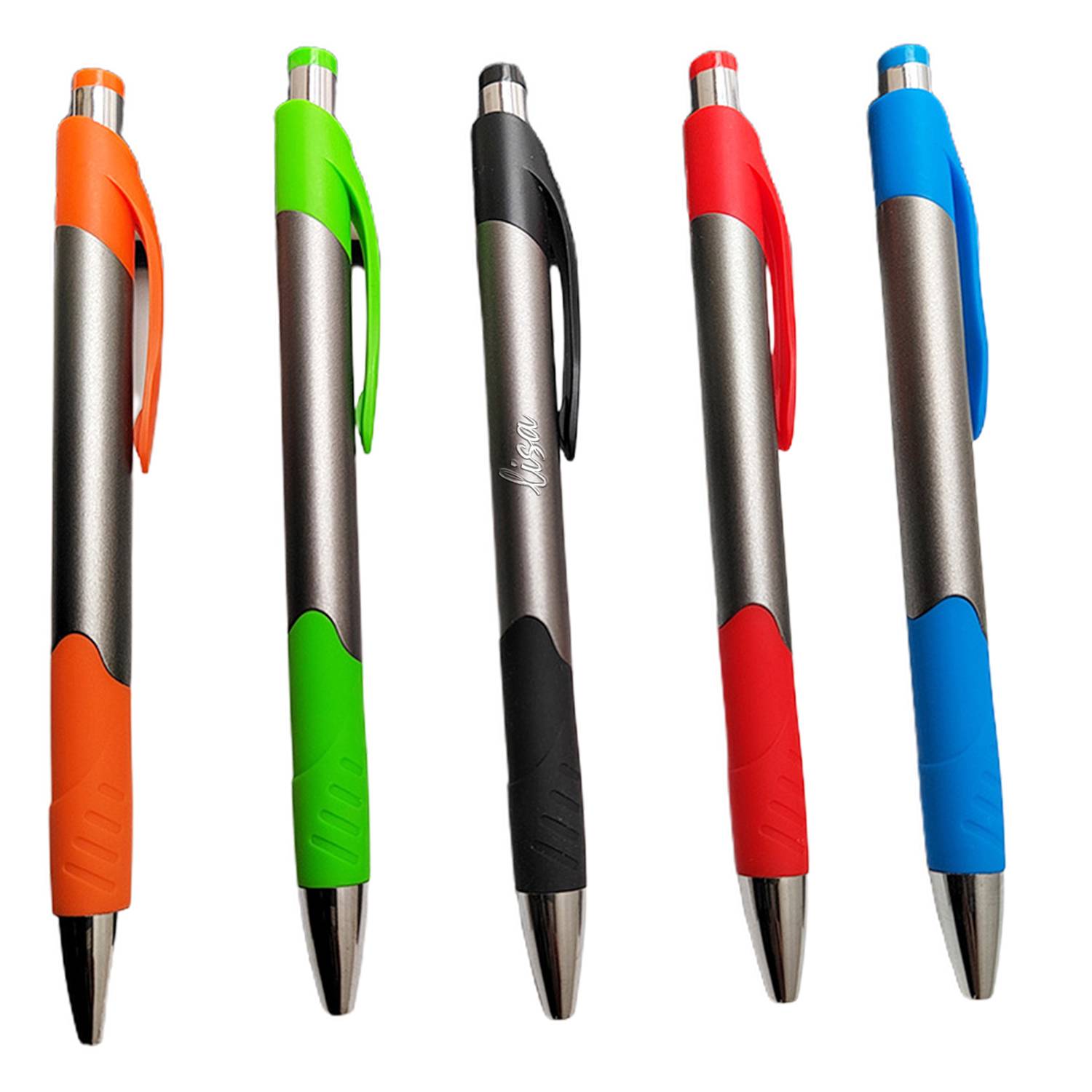 Retractable Plastic Ballpoint Pen
