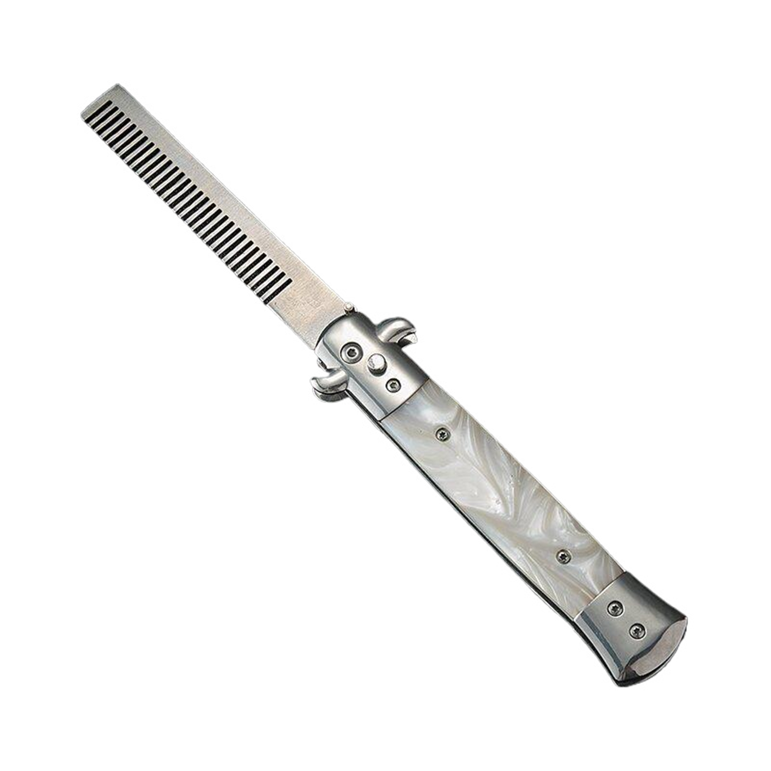 Stainless Steel Folding Comb w/ Resin Handle - Image 9