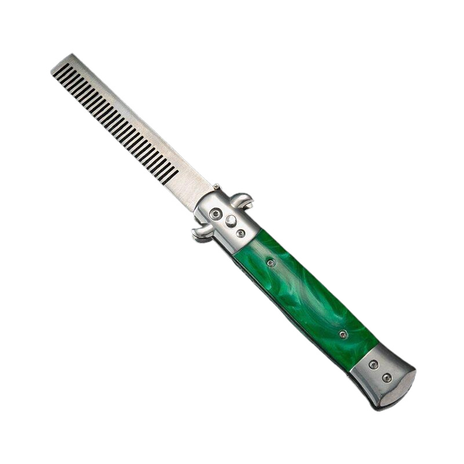 Stainless Steel Folding Comb w/ Resin Handle - Image 5