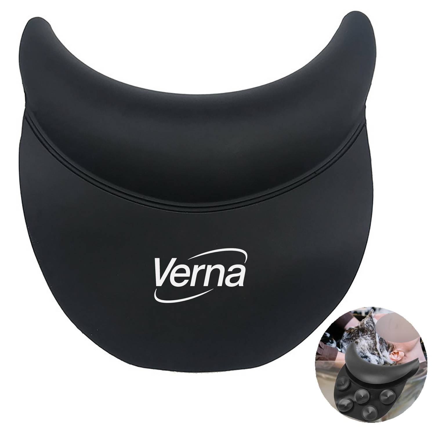 Silicon Salon Neck Rest Cushion w/ Suction Cup