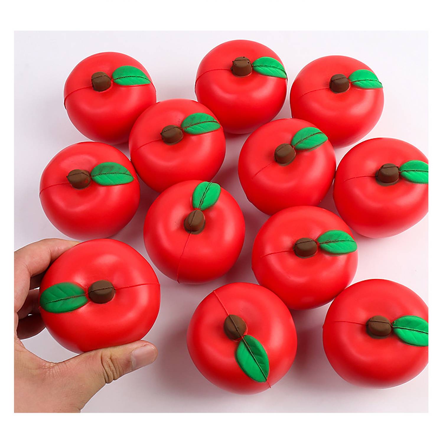 PU Foam Apple Stress Reliever Toy - Image 5
