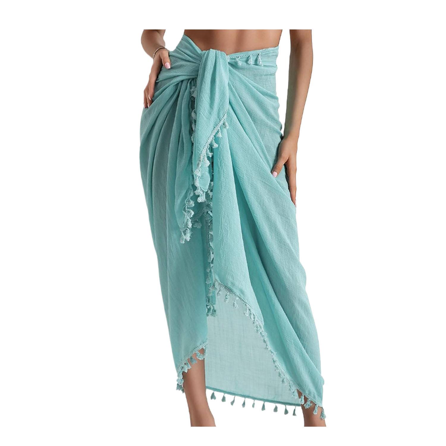 Women's Swimwear Beach Sarong Cover Up w/ Tassel - Image 5