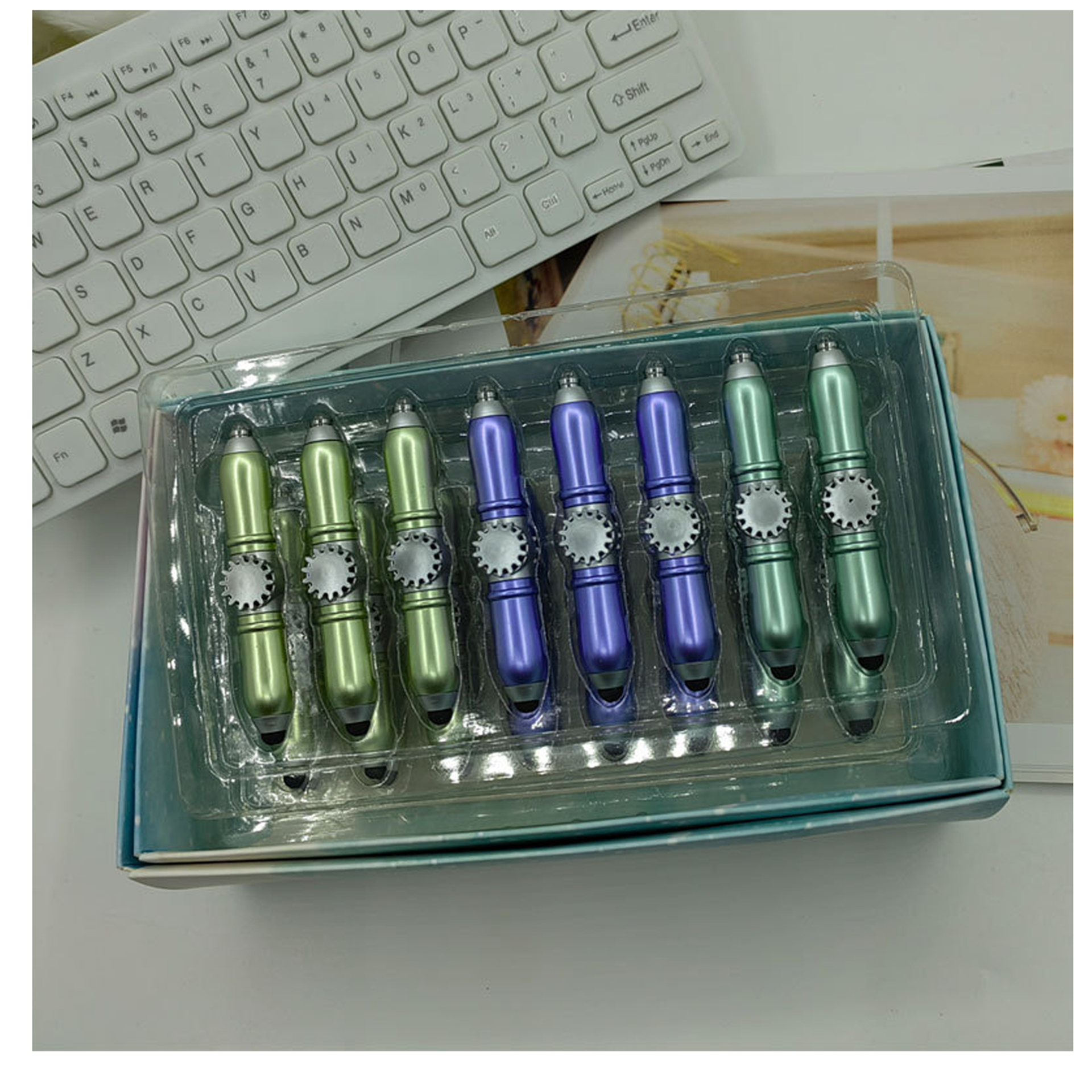 Beautiful AND USFUL LED Fidget Spinner Touch Pen - Image 5