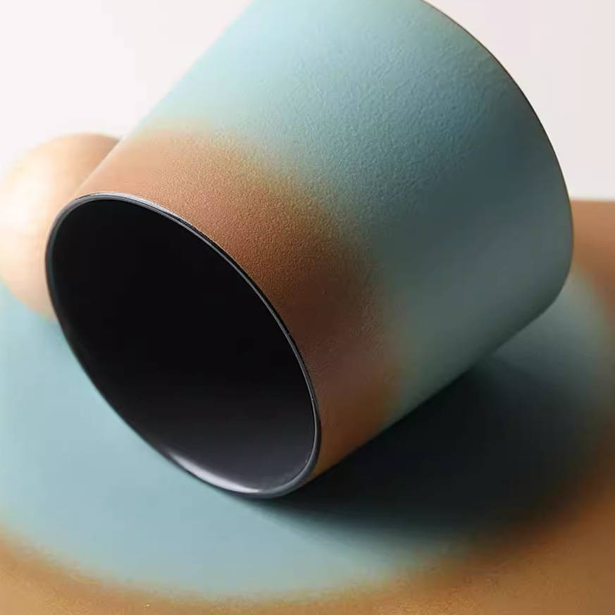 French gradient Style Porcelain Teacup Set in Gift Box - Image 3