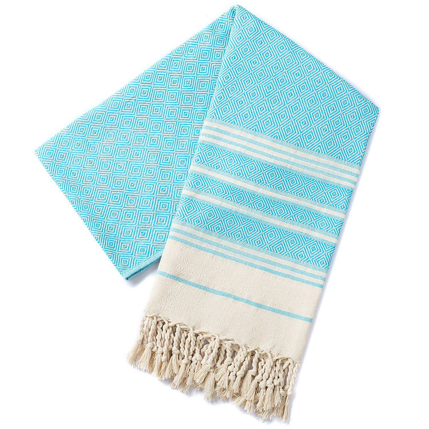 Lightweight Quick-Dry Tassel Cotton Beach Towel - Image 11