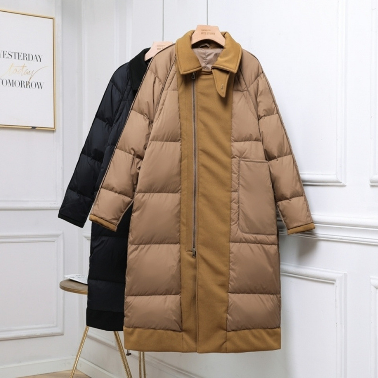 Women's Thickened Down Jacket Long Winter Coat - Image 4