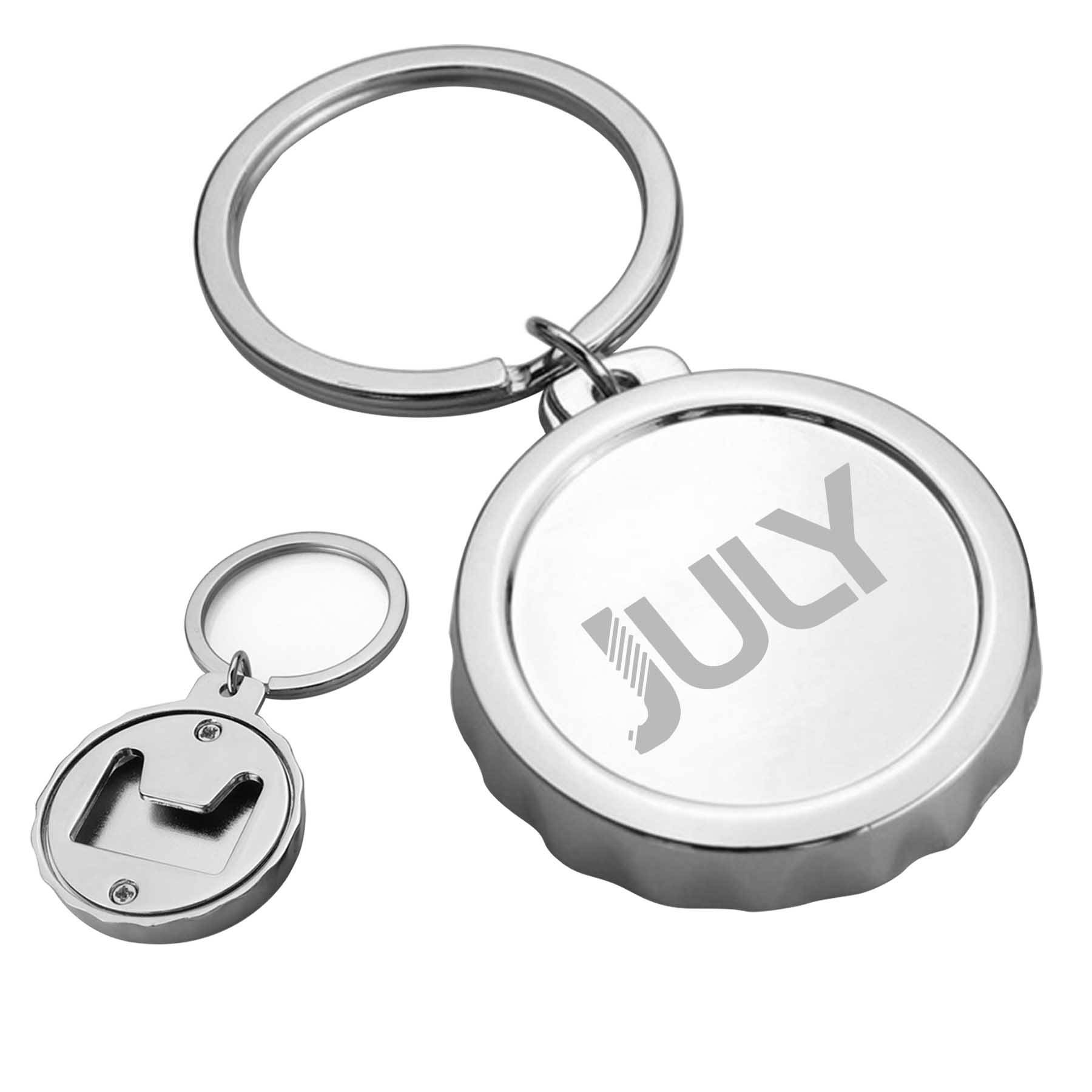 Zinc Alloy Round Bottle Opener