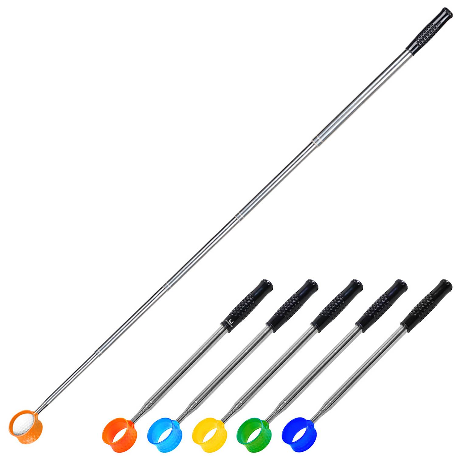 Telescopic Stainless Steel Golf Ball Retriever Tool