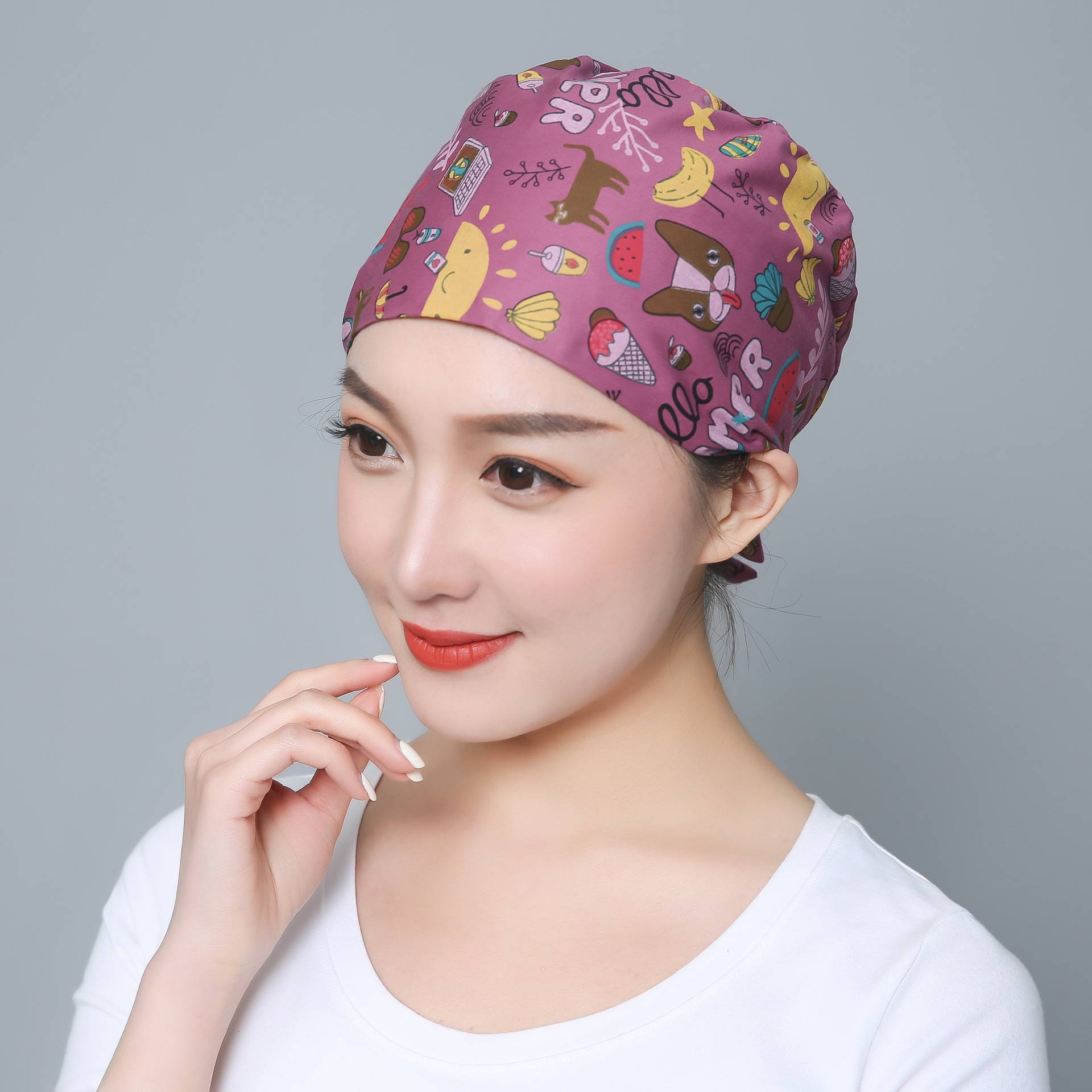 Cotton Kitchen Oil Resistant Cap - Image 5