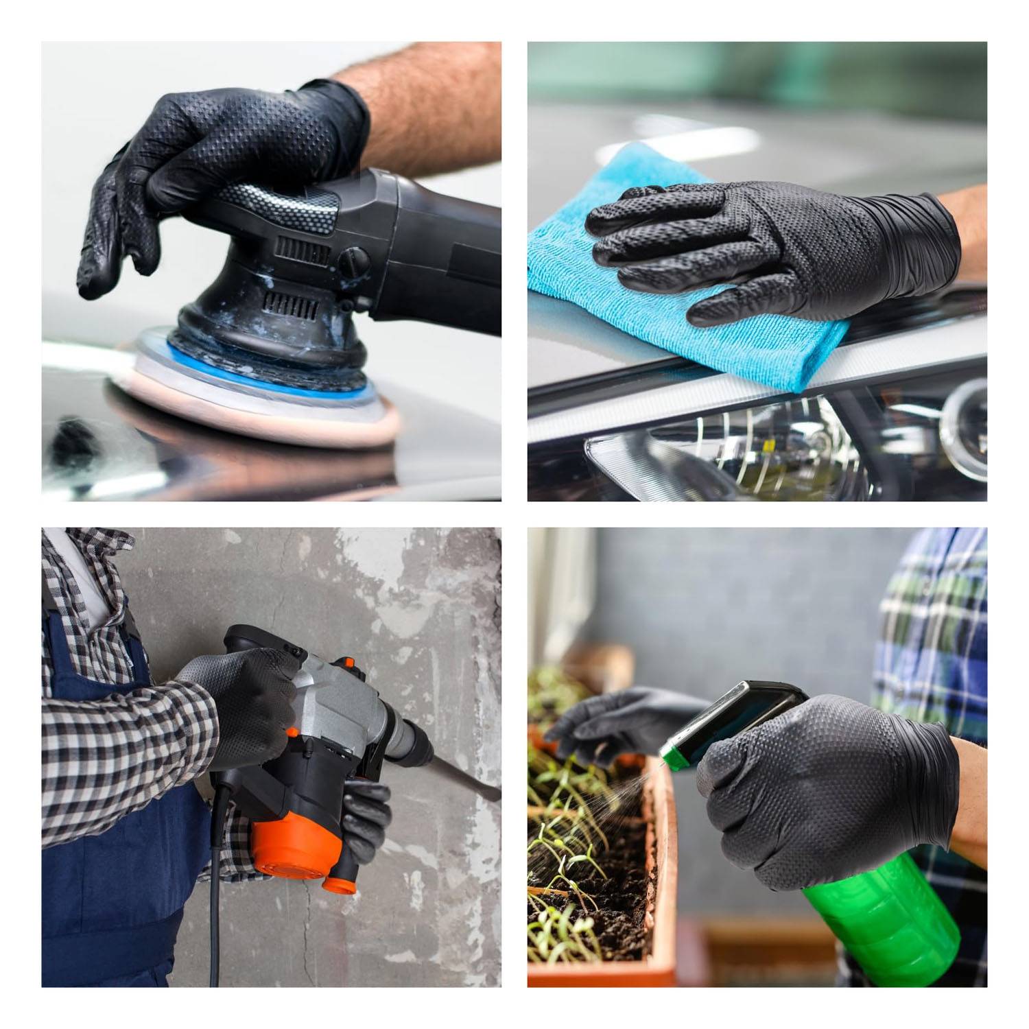 100PCS Disposable Nitrile Gloves for Mechanic Work - Image 5