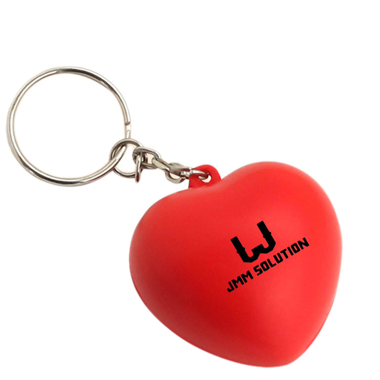 PU Foam Heart Stress Reliever Keychain