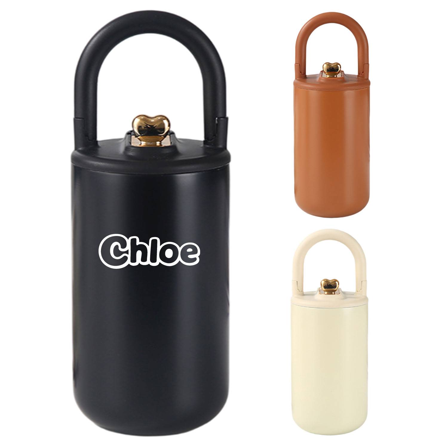 17oz Double Wall Stainless Steel Insulated Cup w/ Handle