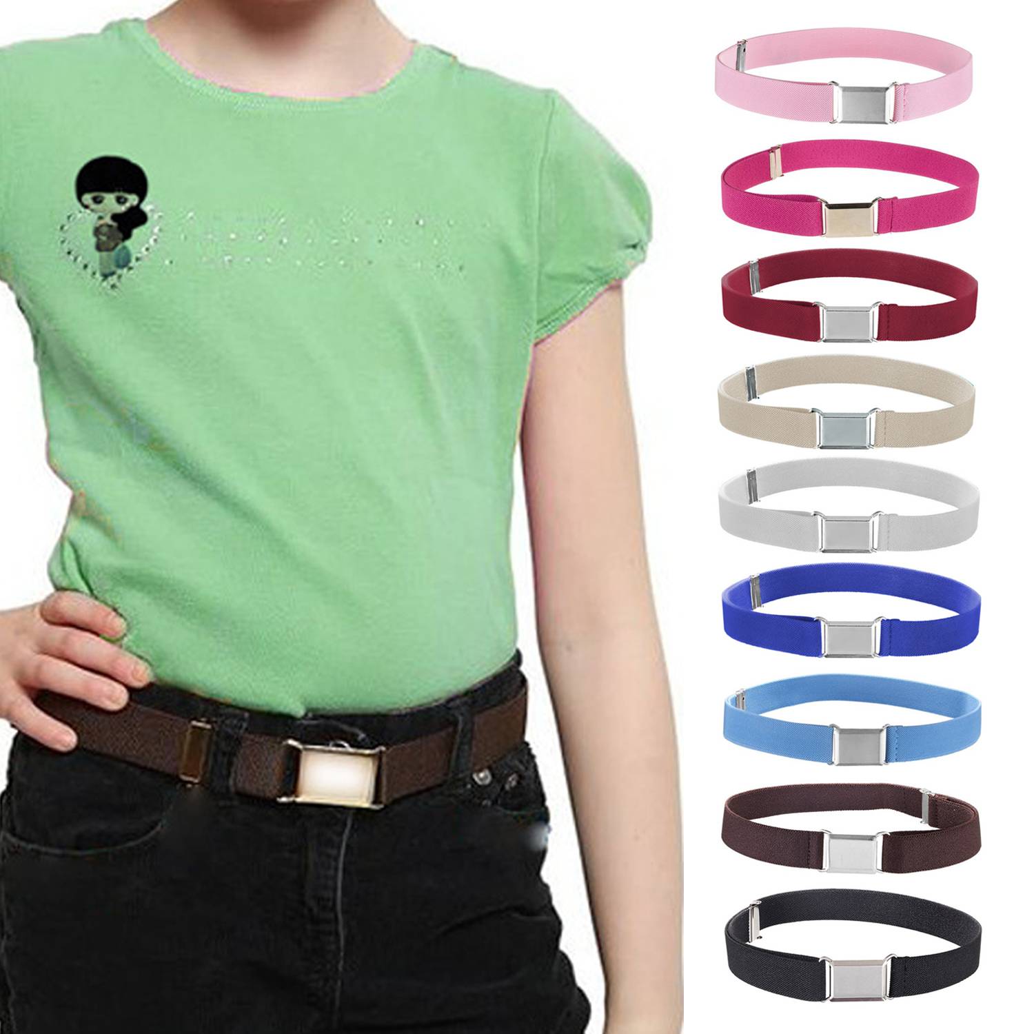 Elastic Waistband for Children's Pants Belt