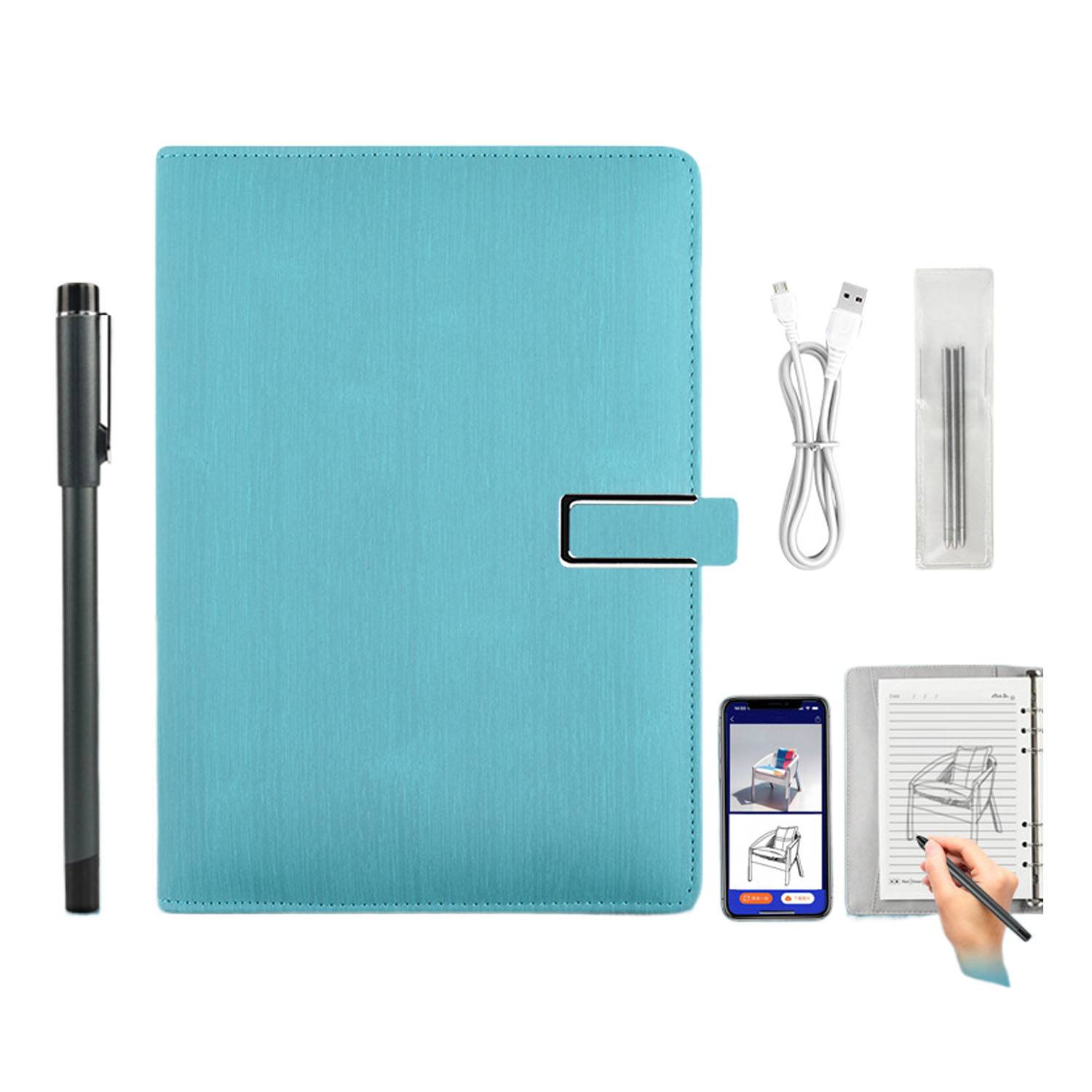 A5 Digital Smart PU Leather Notebook Pen Set - Image 5